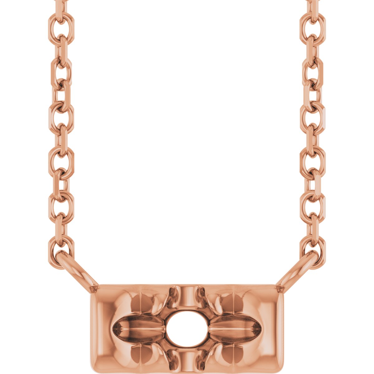 French-Set Family Bar Necklace or Center