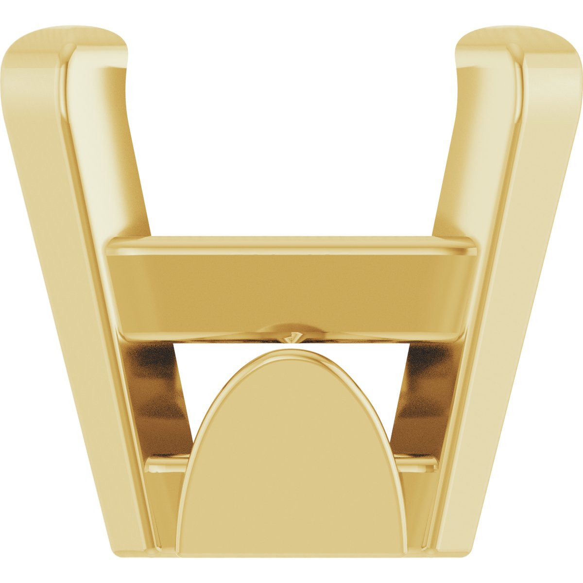 Contoured Base Shank Setting with Solder Pads
