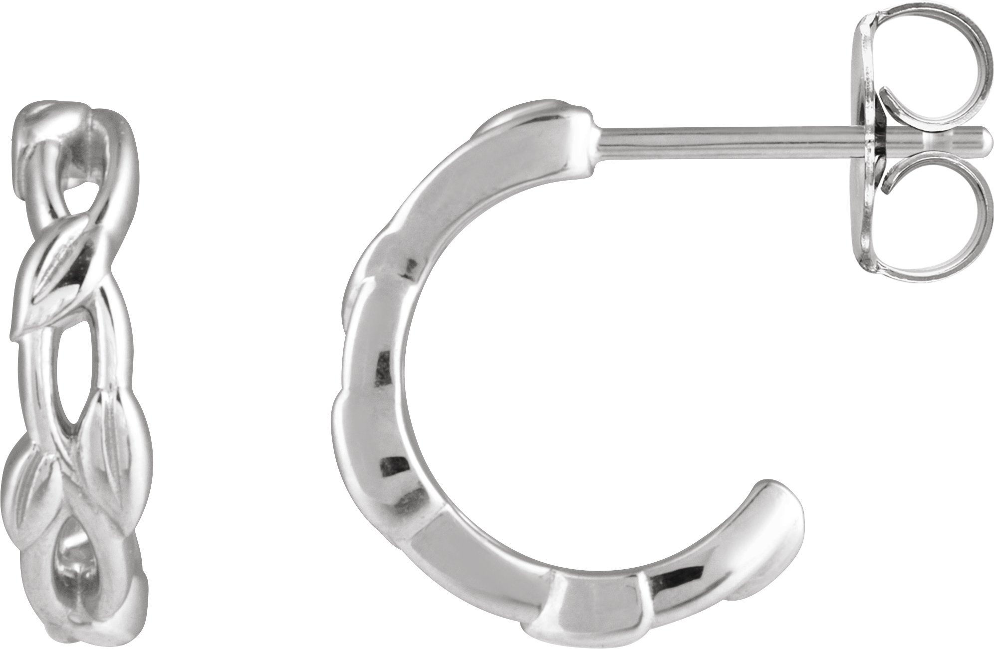 Nature Hoop Earrings