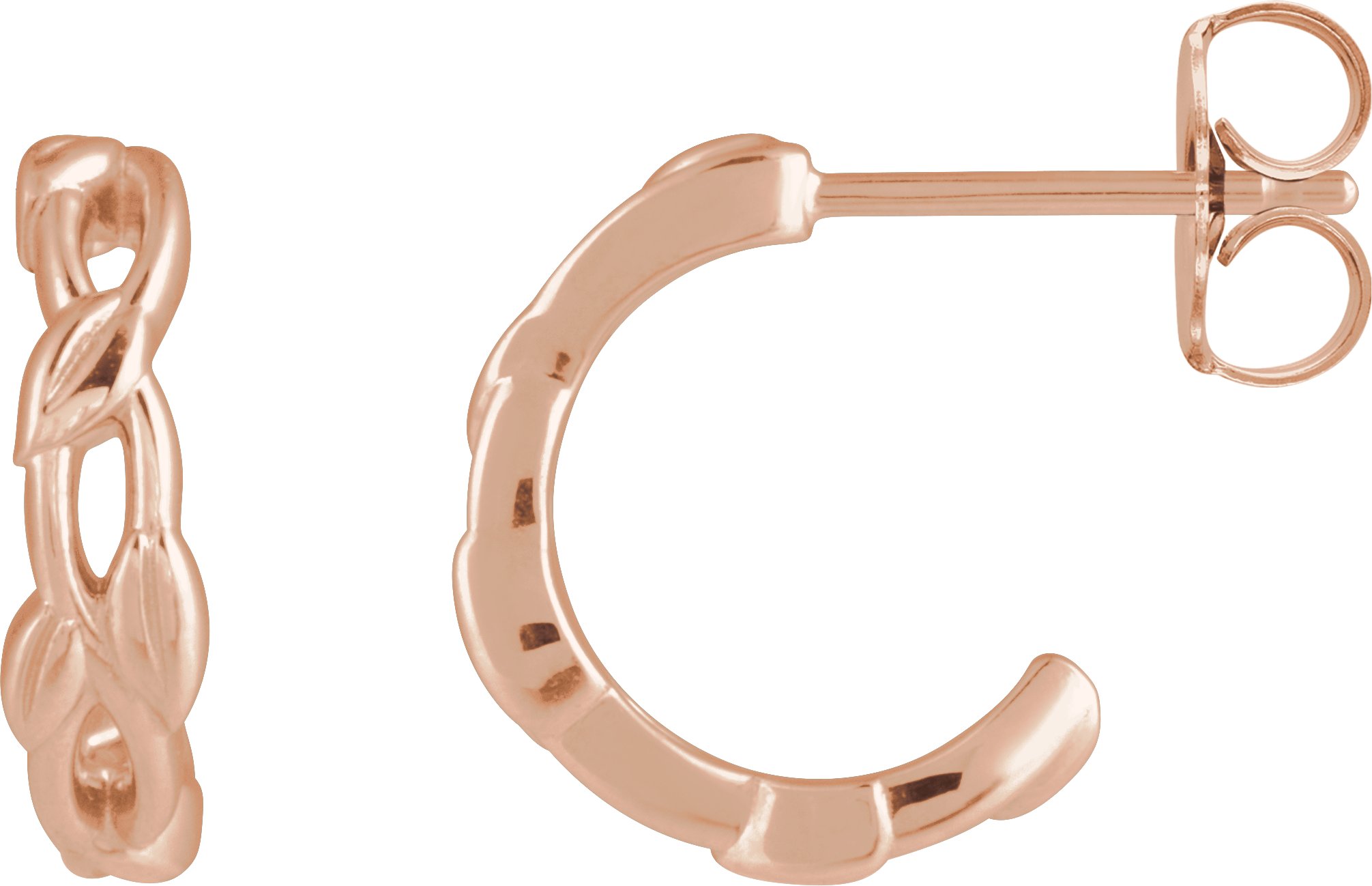 Nature Hoop Earrings