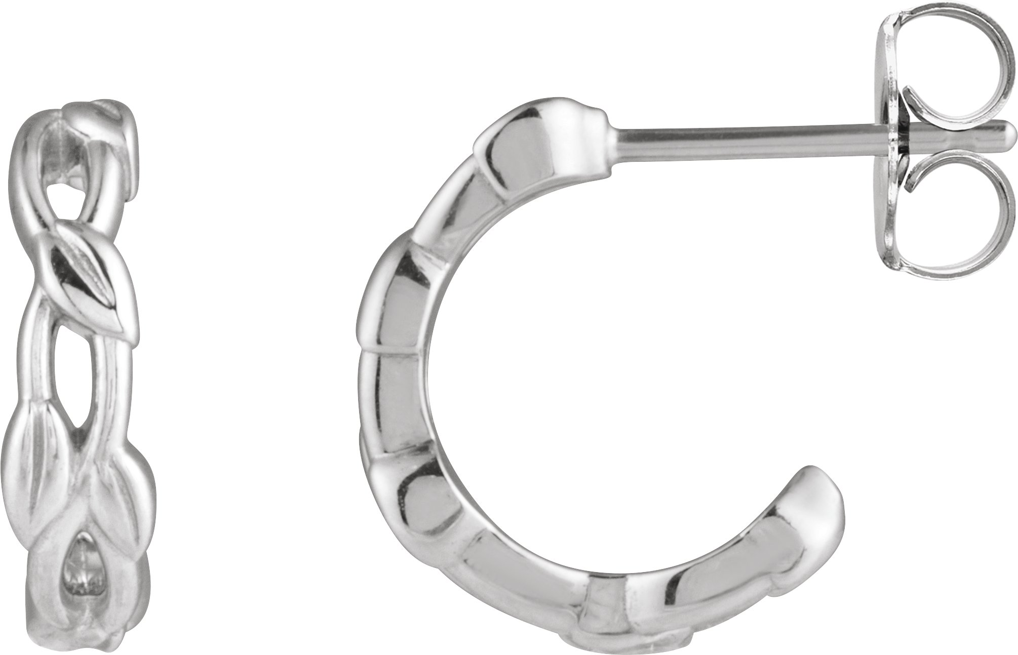 Nature Hoop Earrings