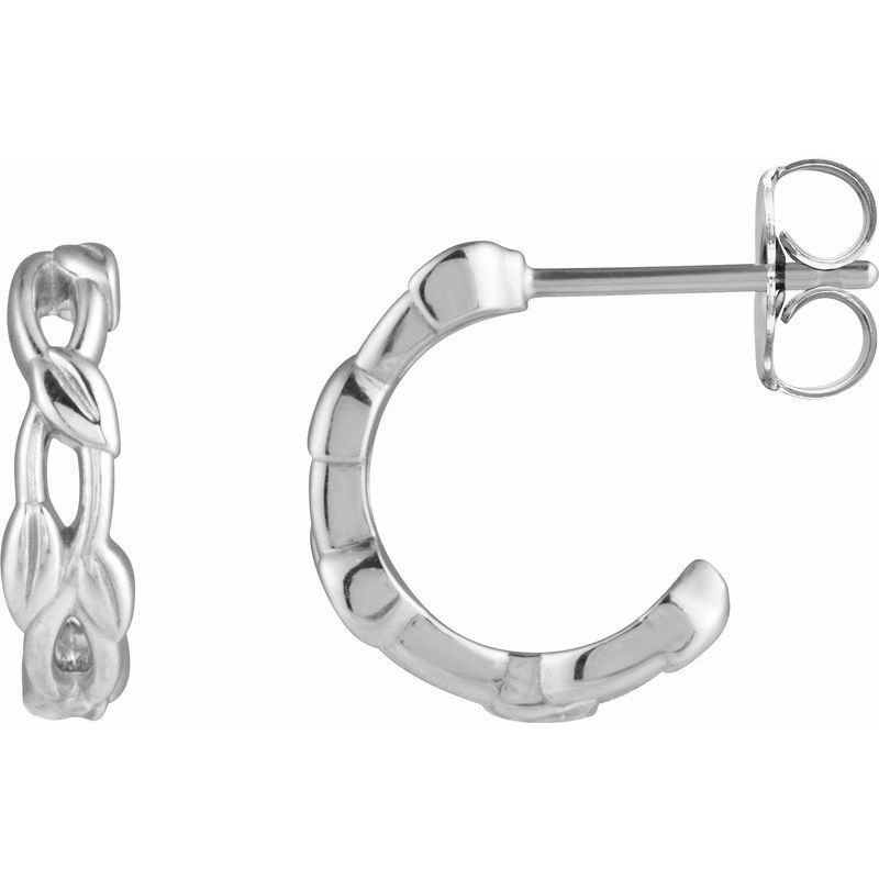 Nature Hoop Earrings