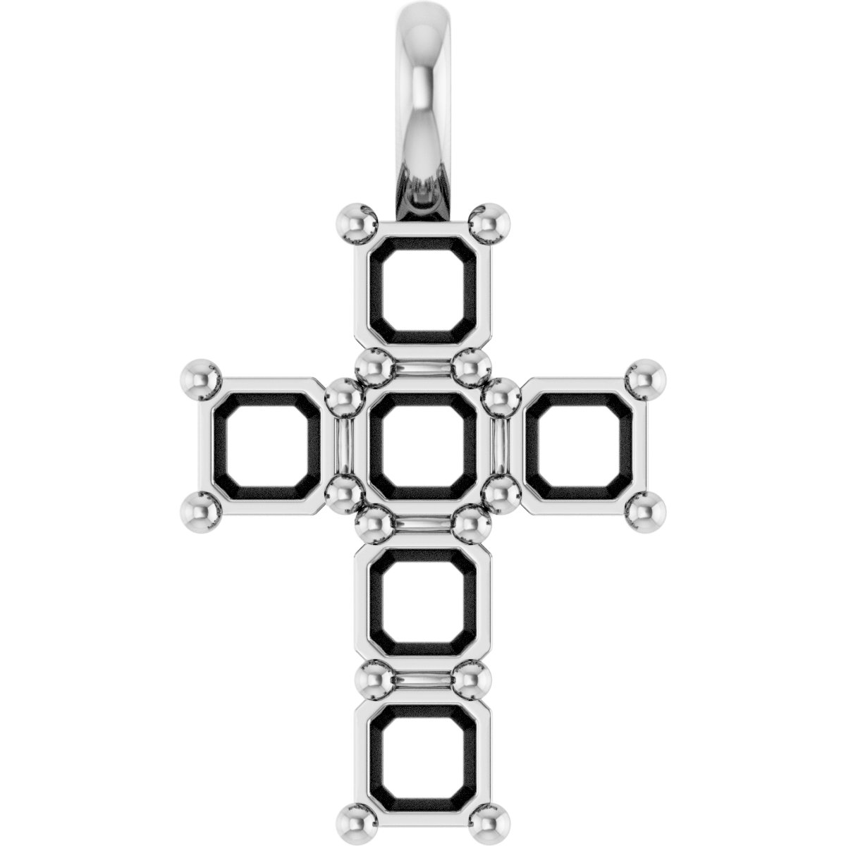 Accented Cross Pendant