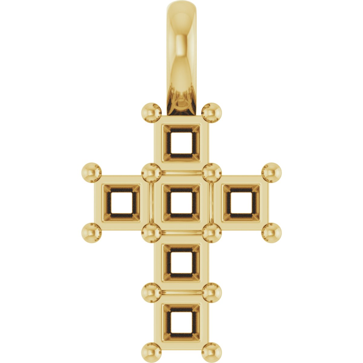 Accented Cross Pendant