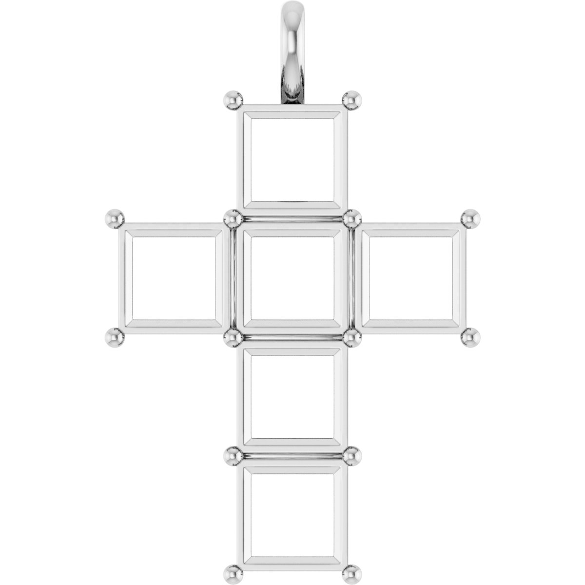 Accented Cross Pendant