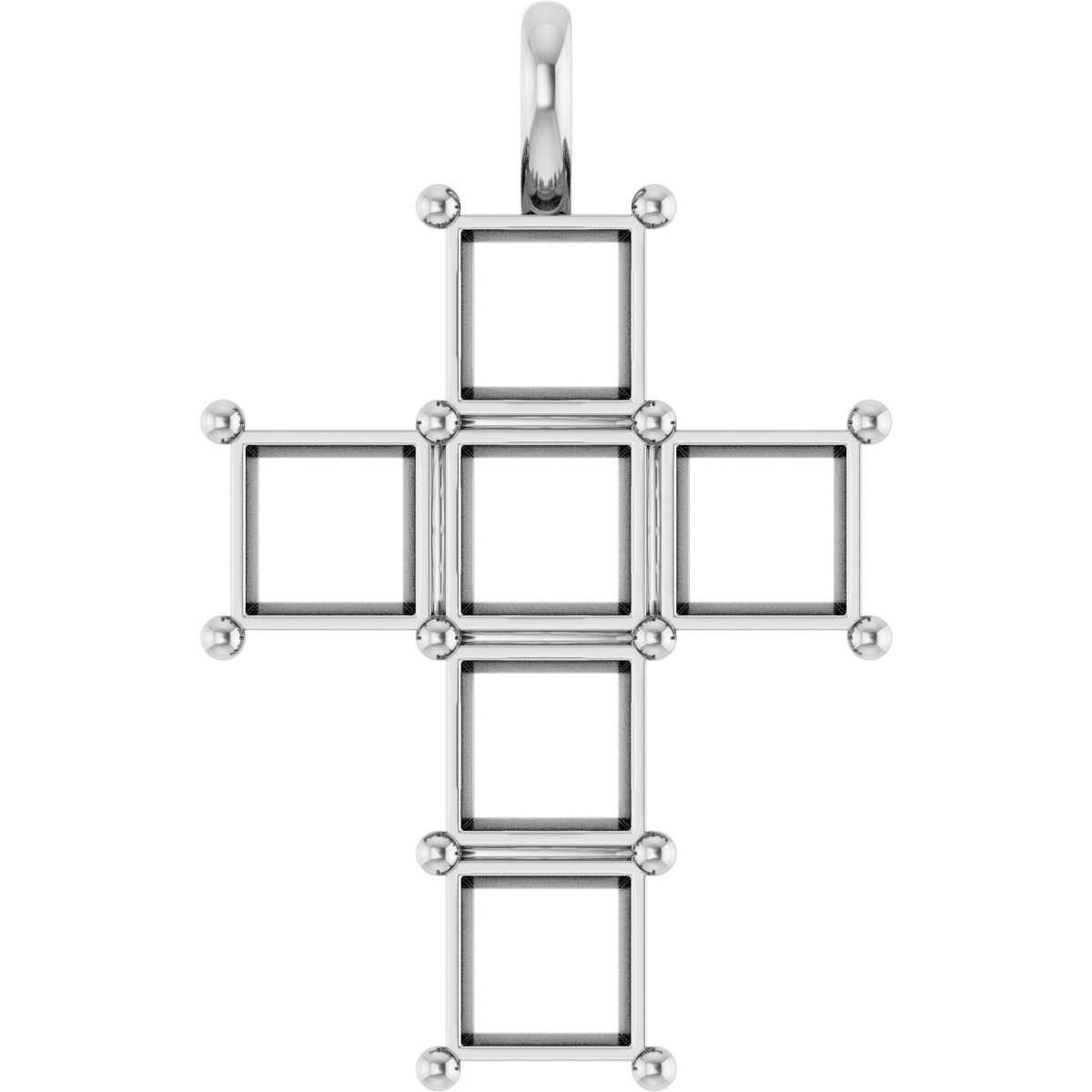 Accented Cross Pendant