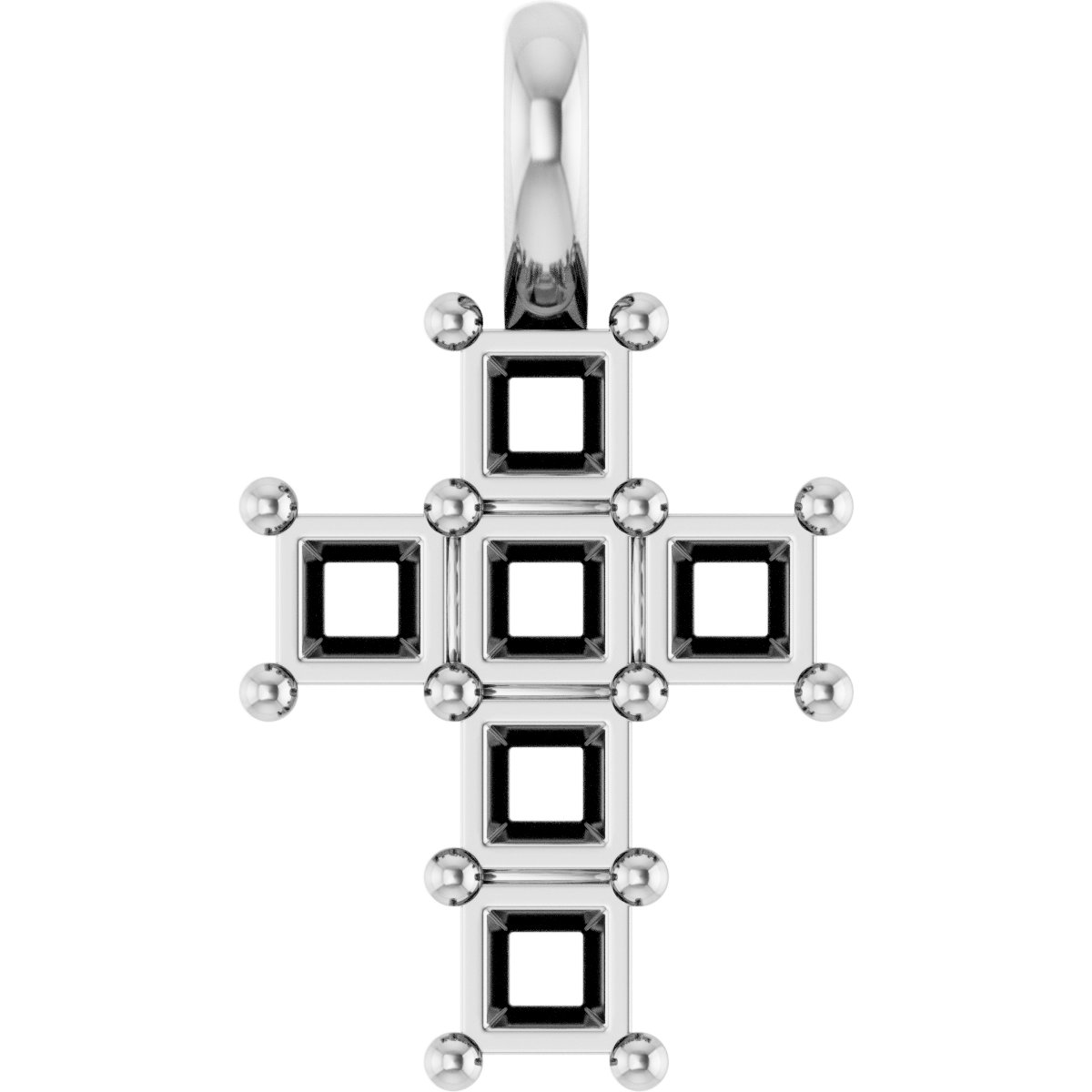 Accented Cross Pendant