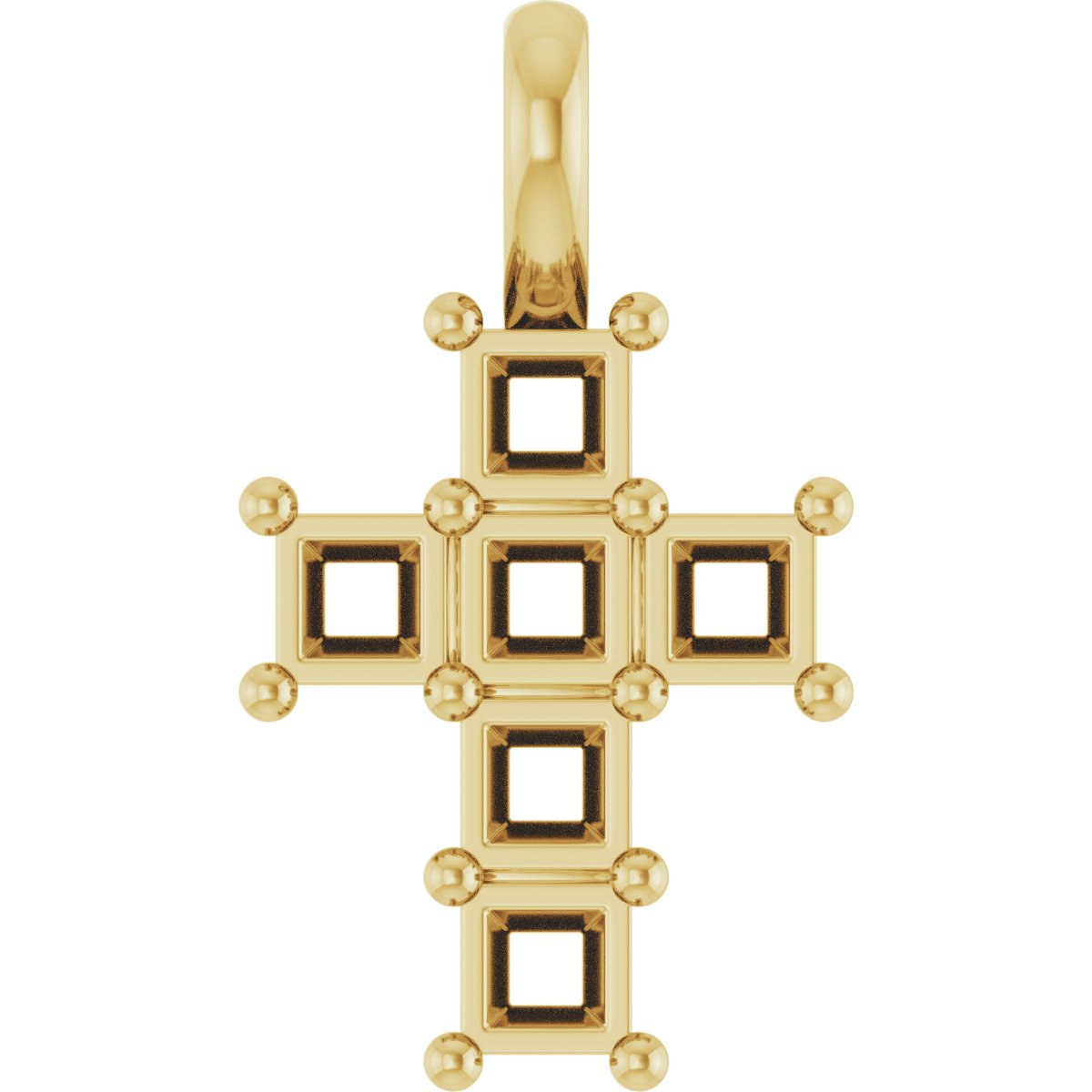 Accented Cross Pendant