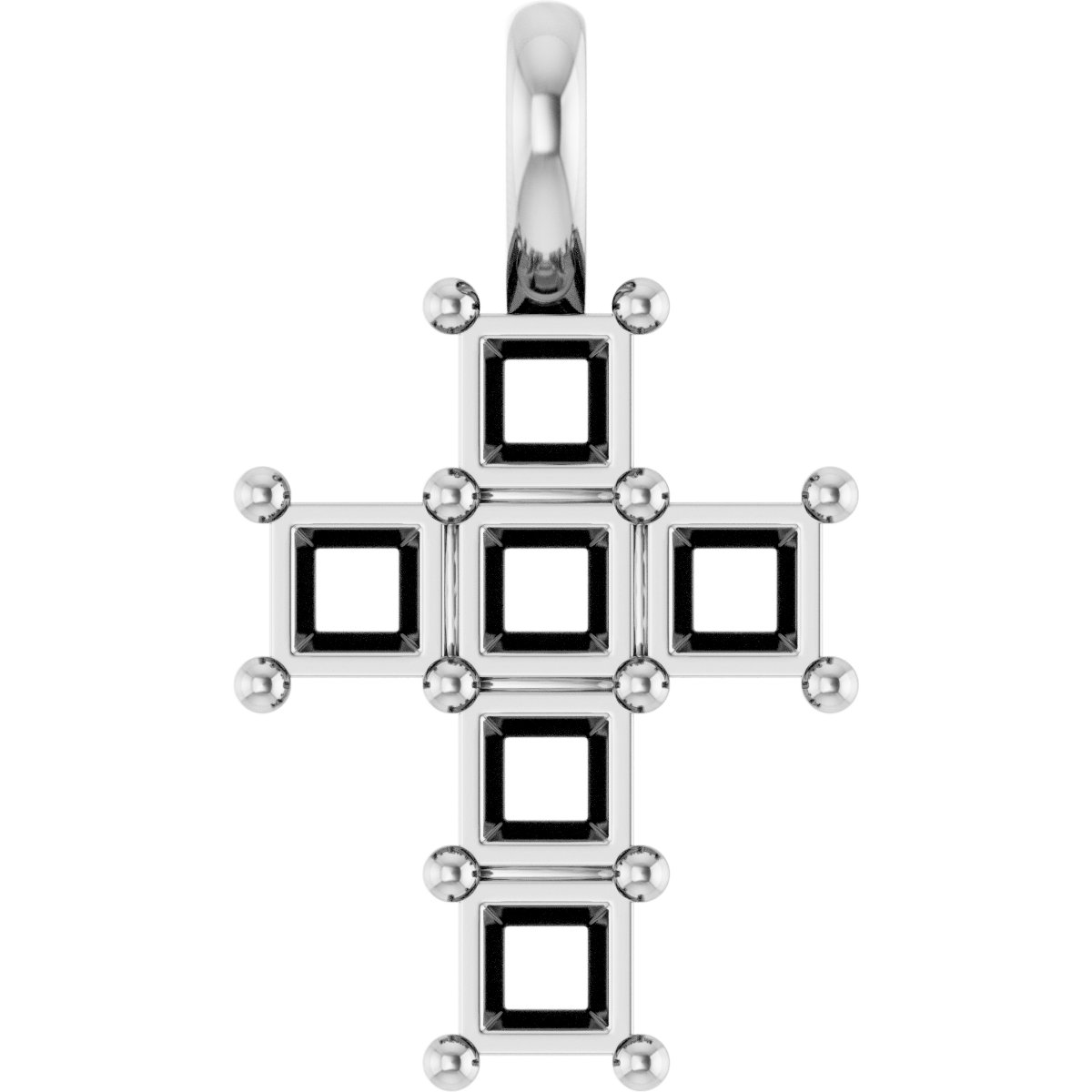 Accented Cross Pendant