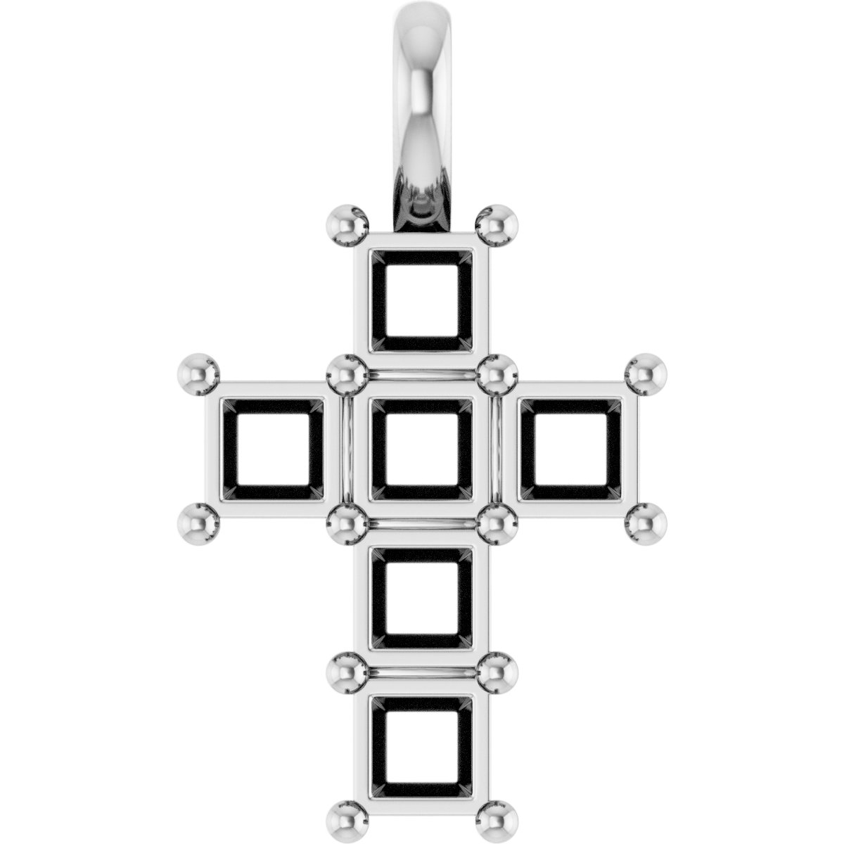 Accented Cross Pendant