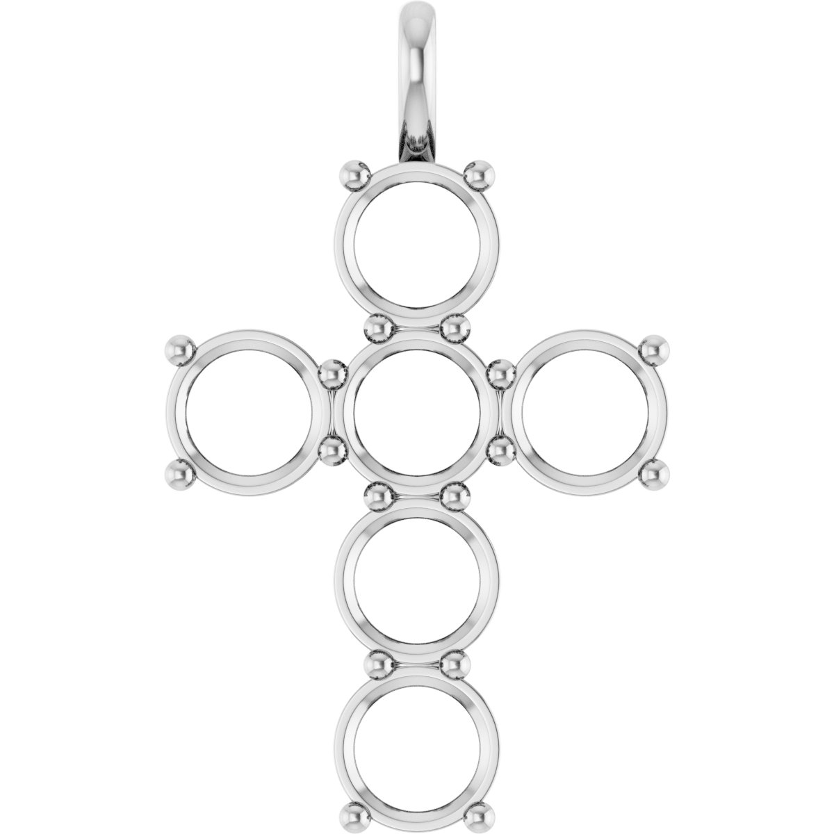 Accented Cross Pendant