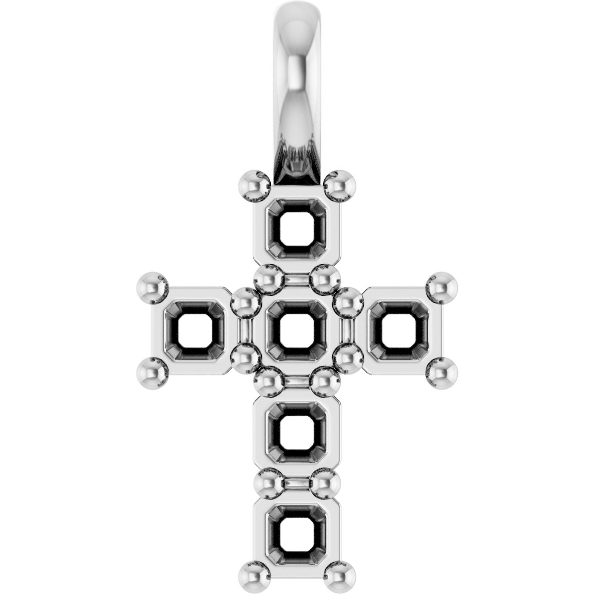 Accented Cross Pendant
