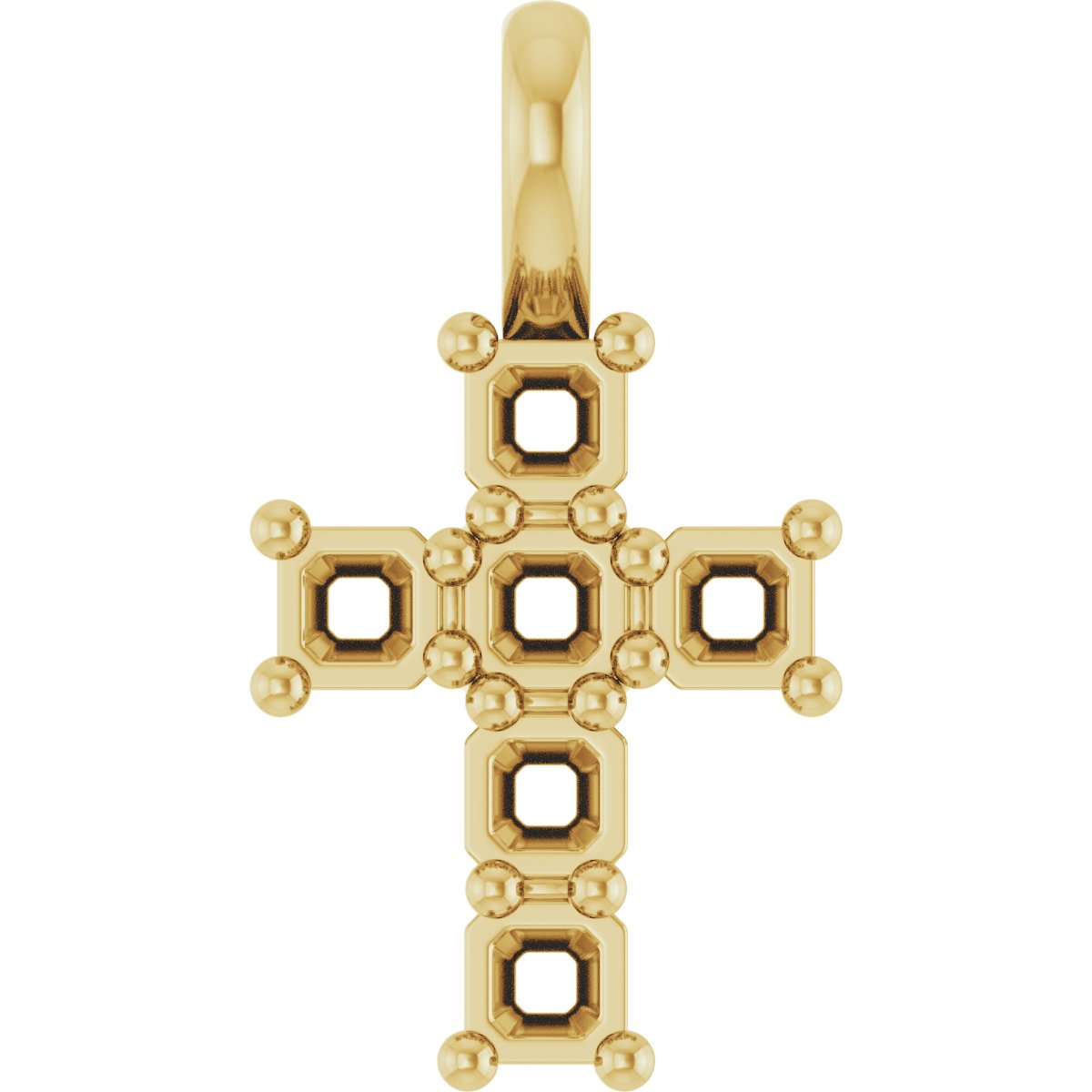 Accented Cross Pendant
