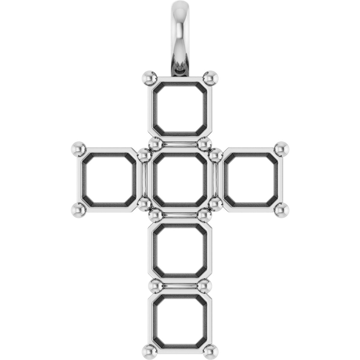 Accented Cross Pendant