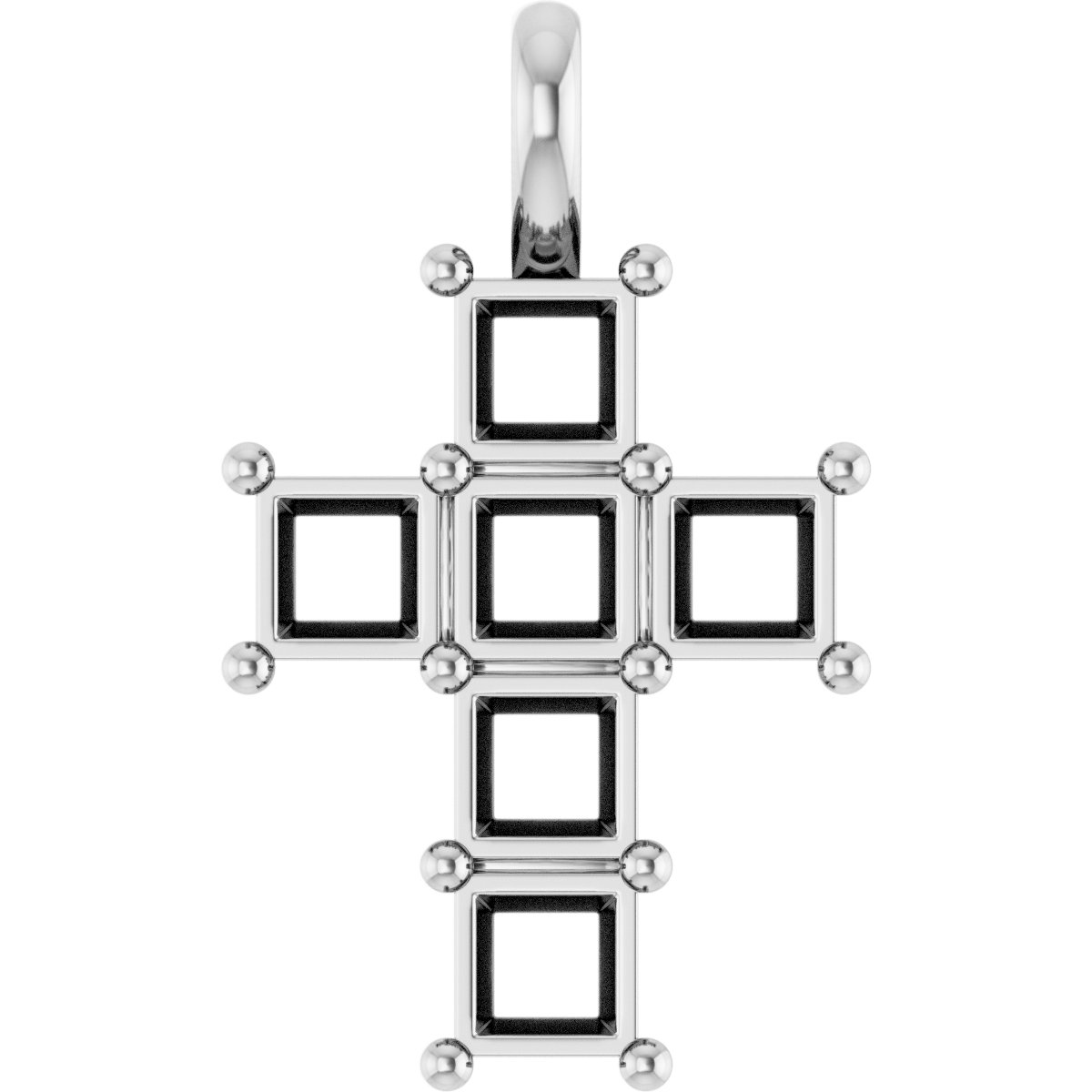 Accented Cross Pendant