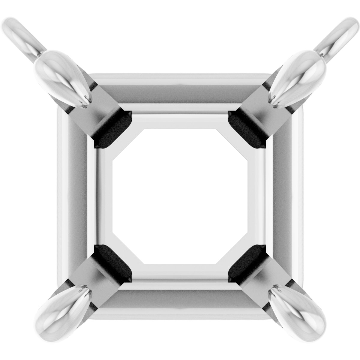 Claw-Prong Solitaire Necklace Center