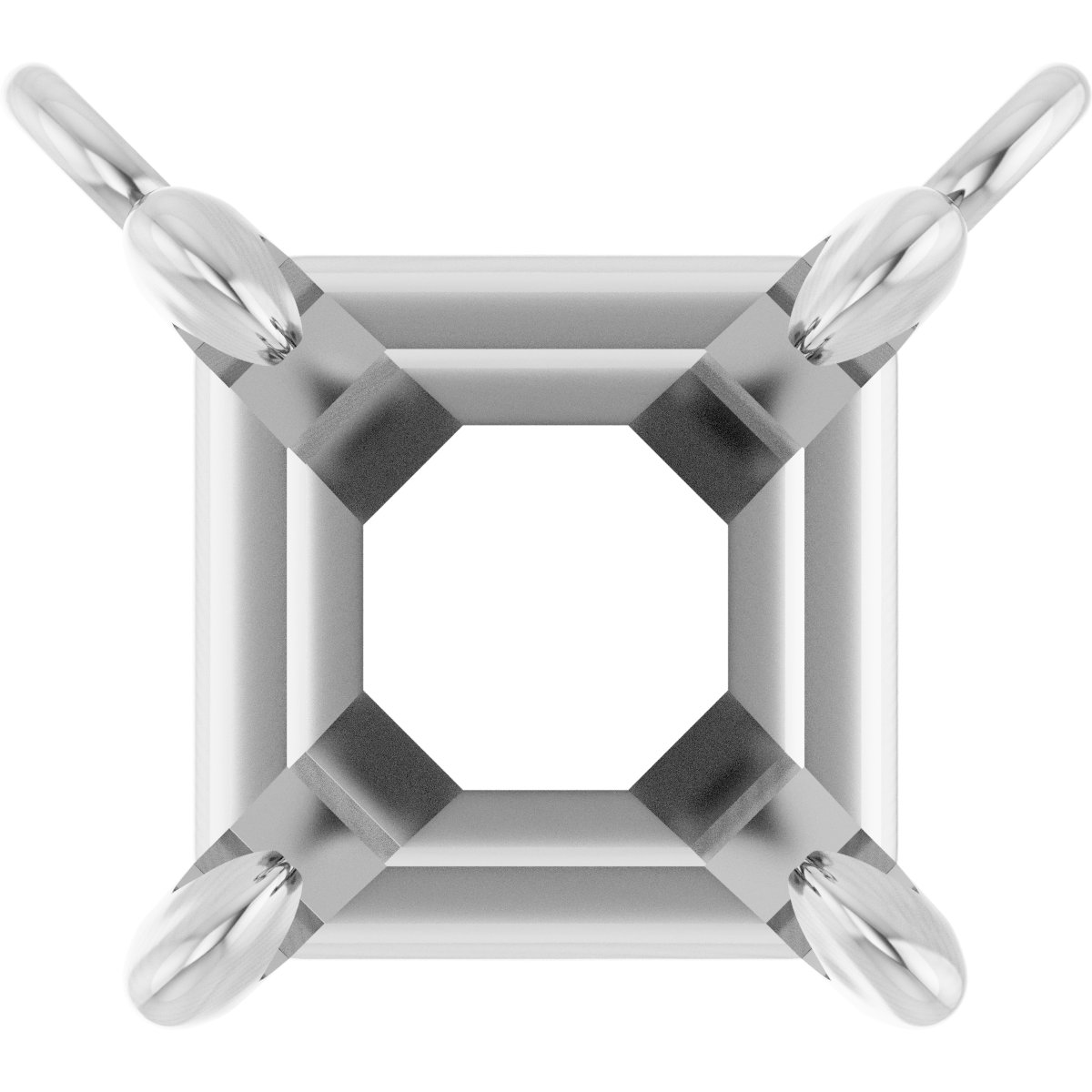 Claw-Prong Solitaire Necklace Center
