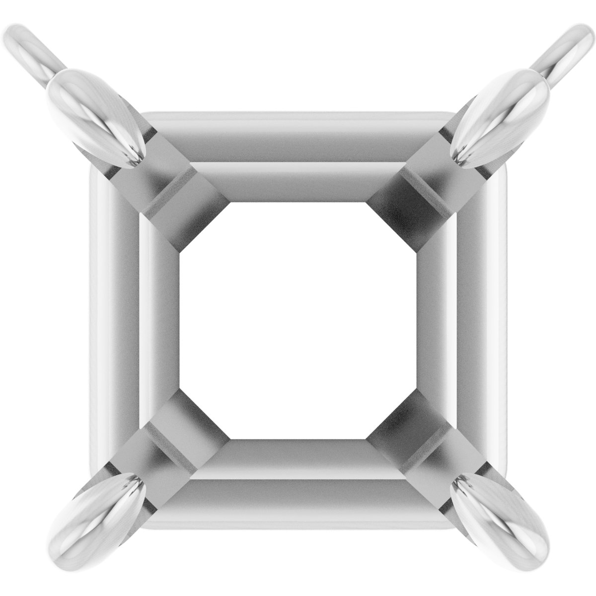 Claw-Prong Solitaire Necklace Center
