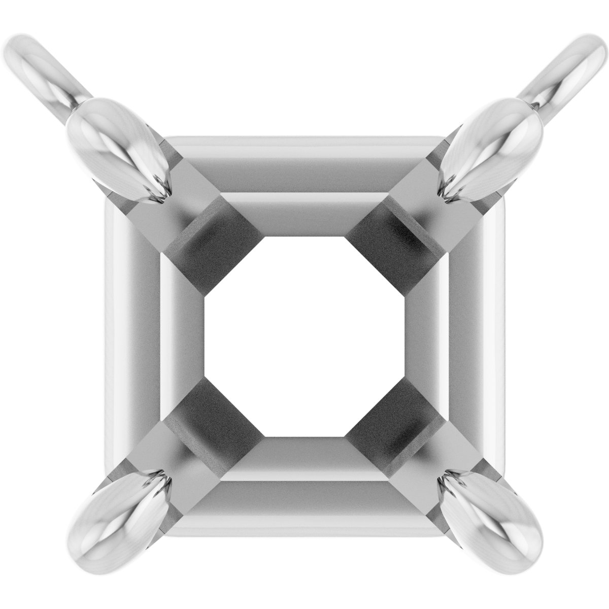 Claw-Prong Solitaire Necklace Center