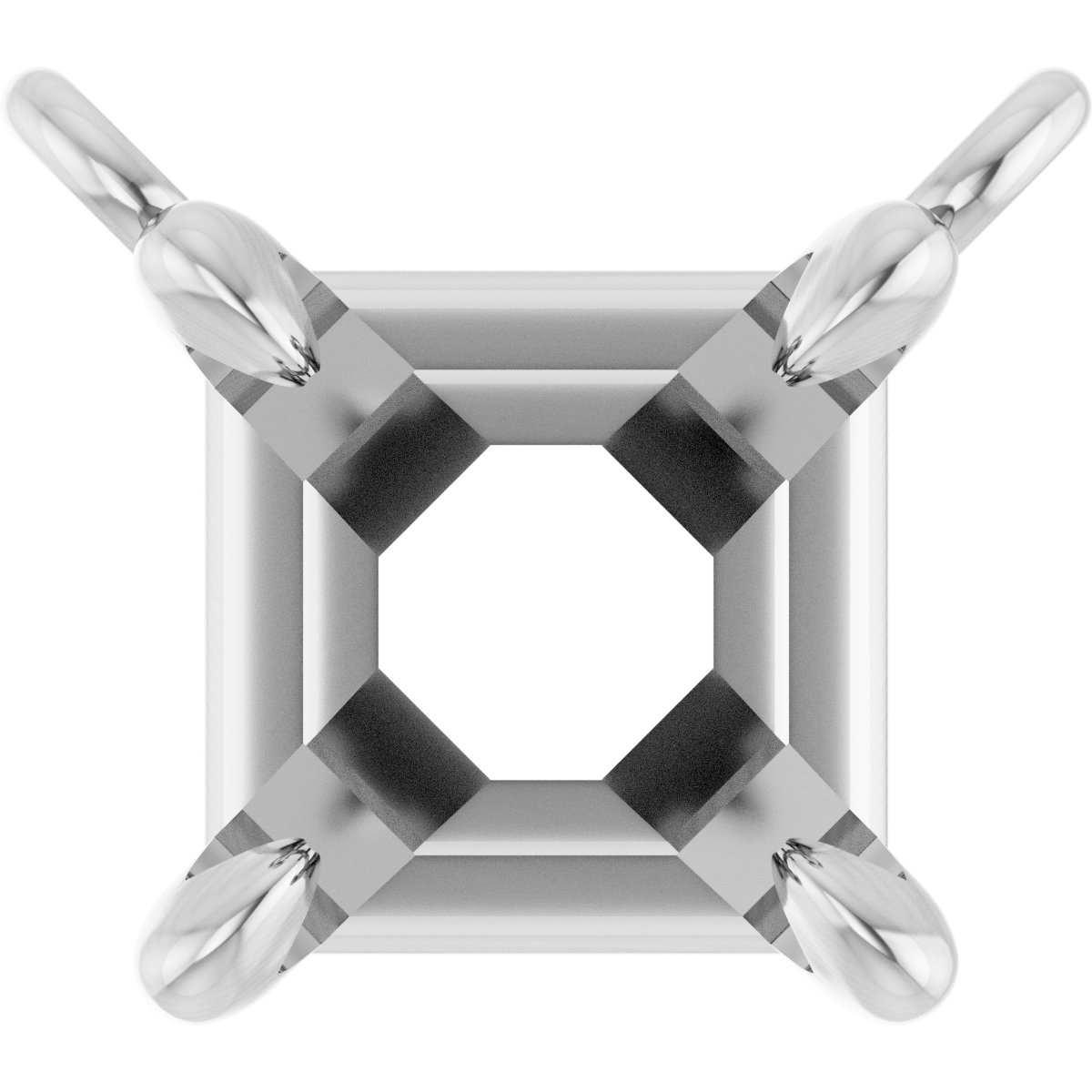 Claw-Prong Solitaire Necklace Center