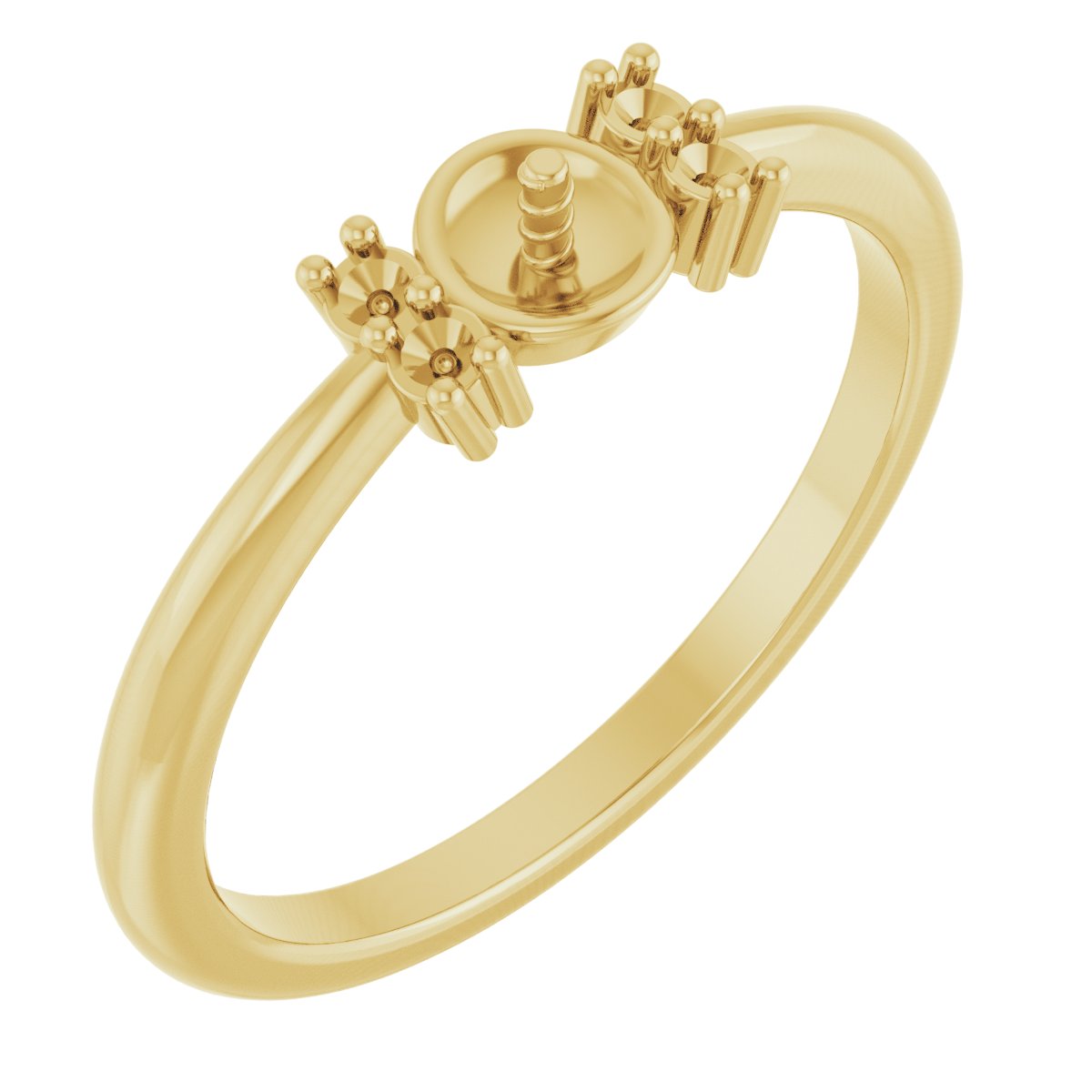 Accented Pearl Ring