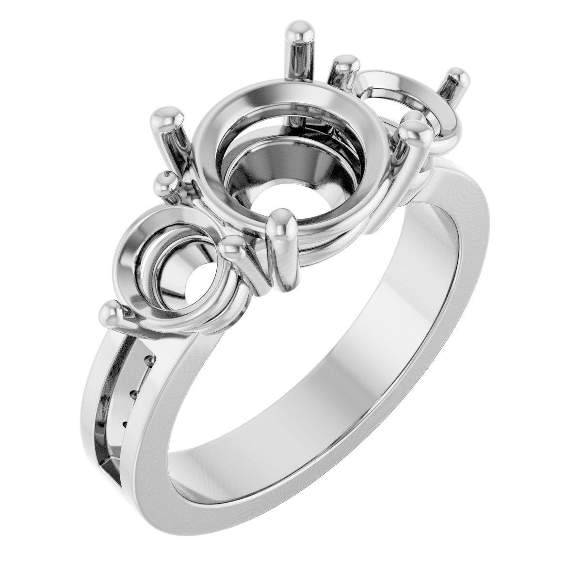 Three-Stone Engagement Ring