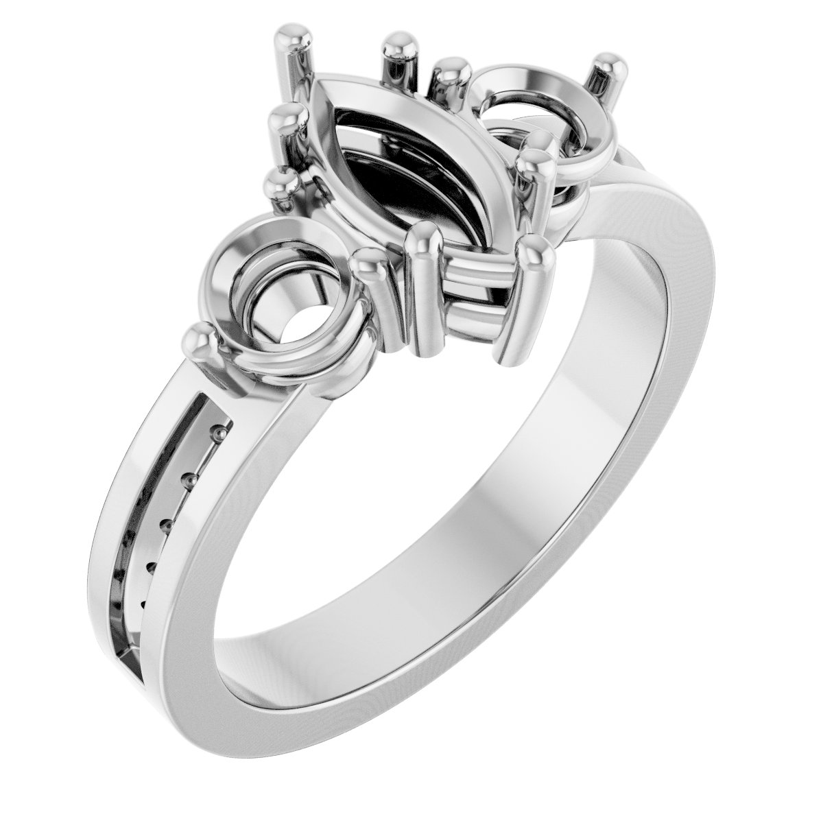 Three-Stone Engagement Ring