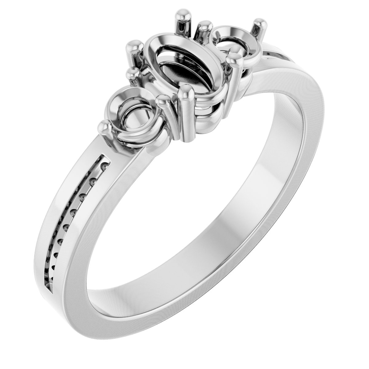 Three-Stone Engagement Ring