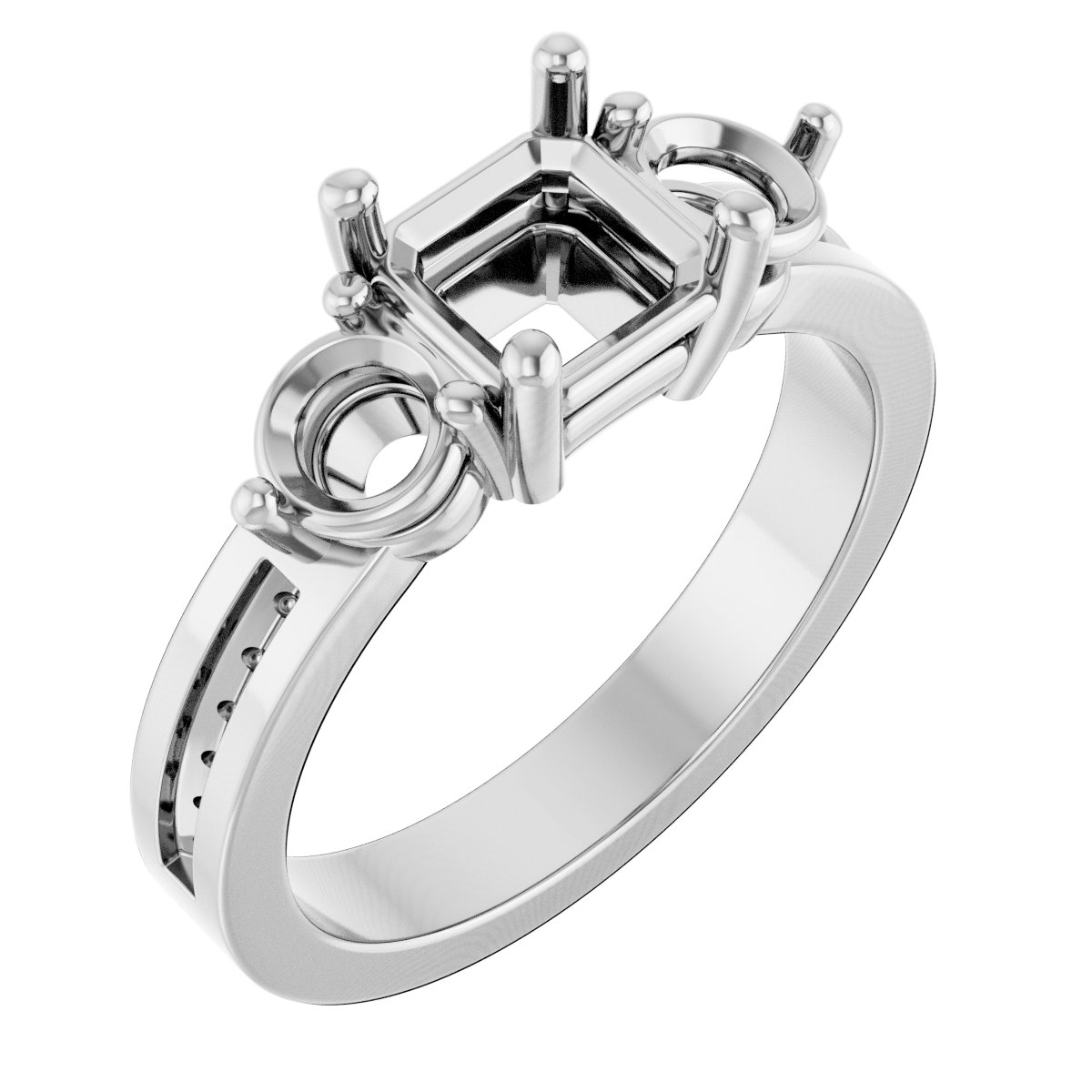 Three-Stone Engagement Ring