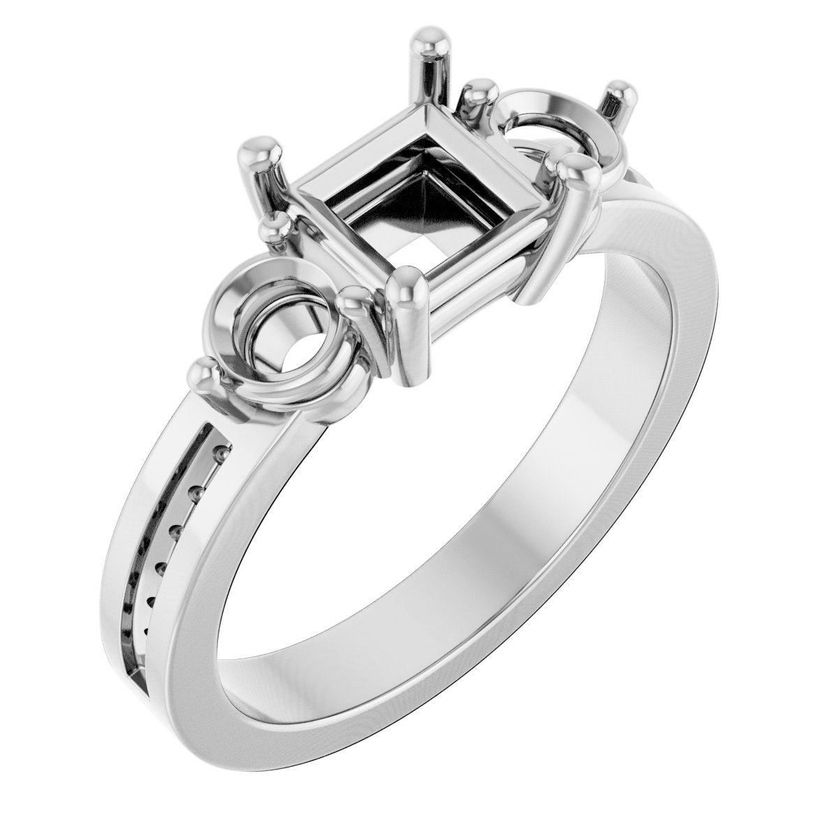Three-Stone Engagement Ring
