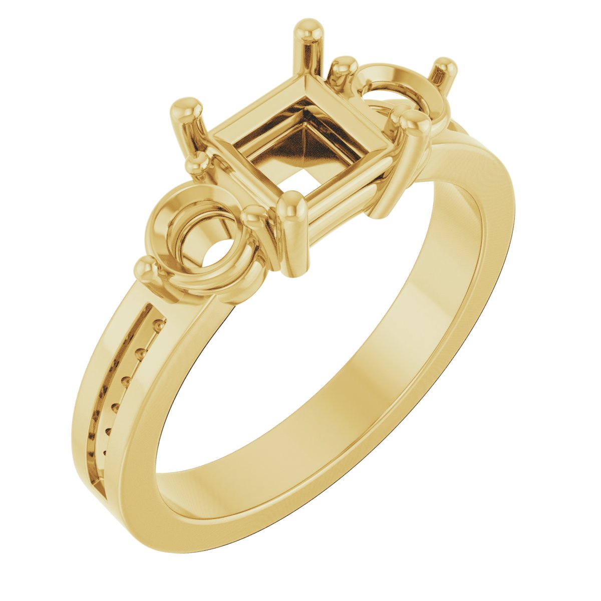 Three-Stone Engagement Ring