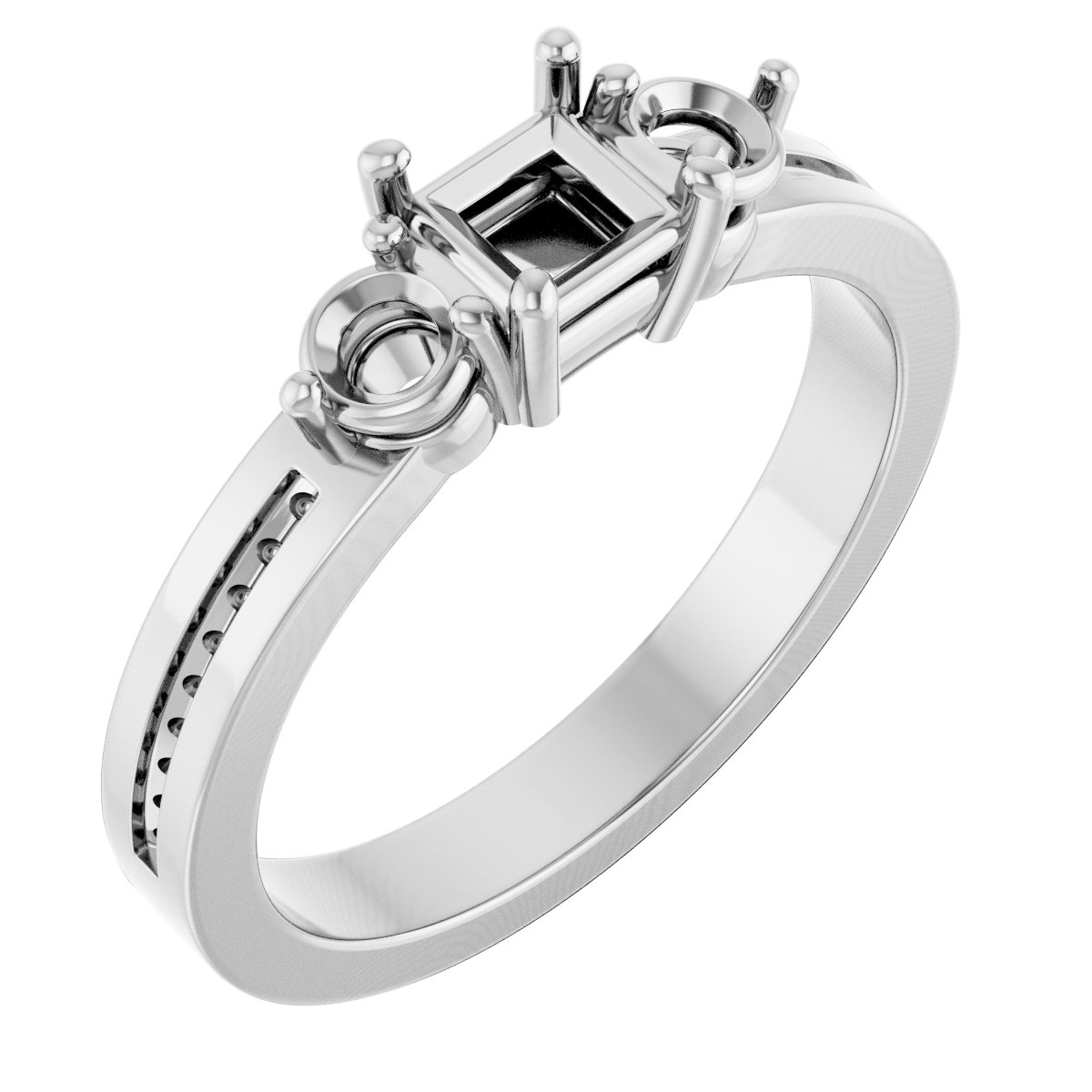Three-Stone Engagement Ring