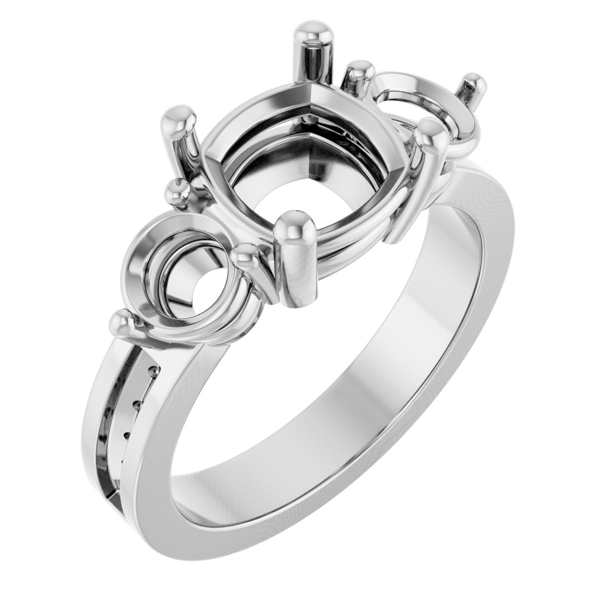 Three-Stone Engagement Ring