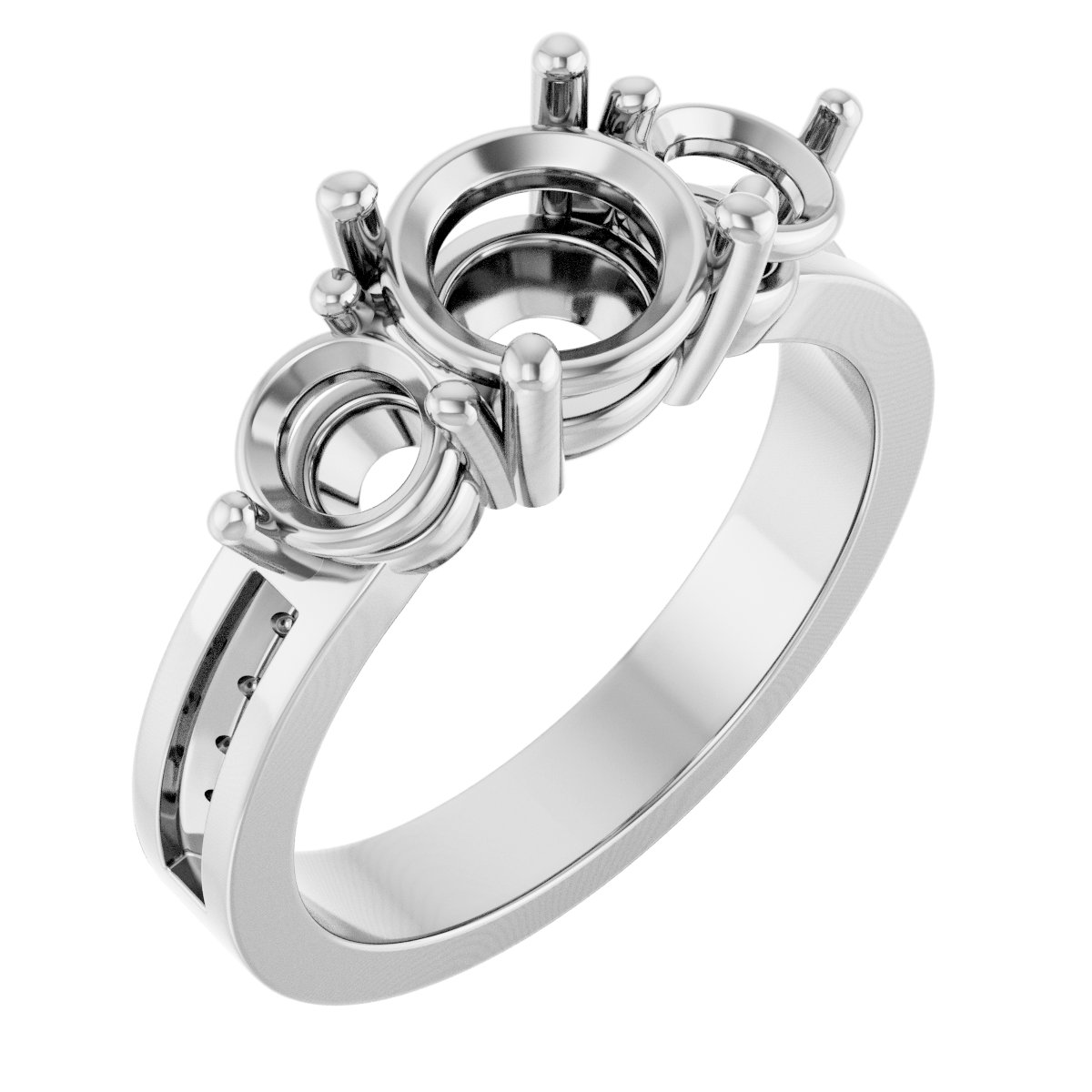 Three-Stone Engagement Ring