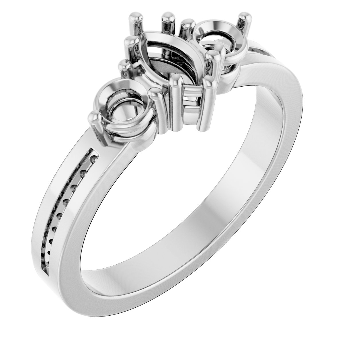 Three-Stone Engagement Ring