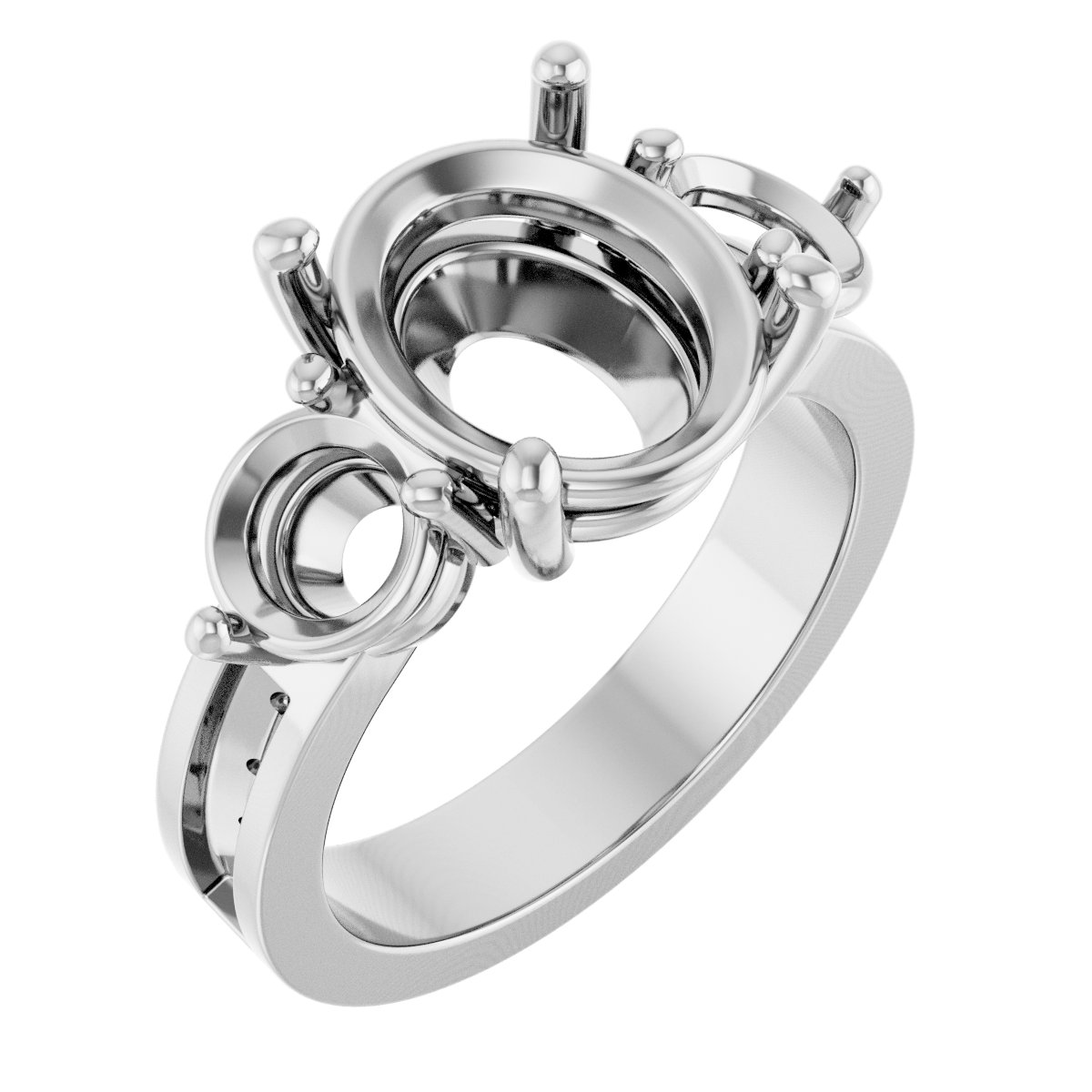 Three-Stone Engagement Ring