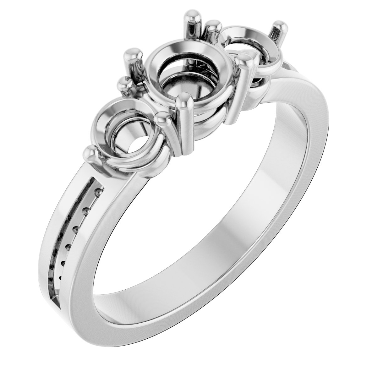 Three-Stone Engagement Ring