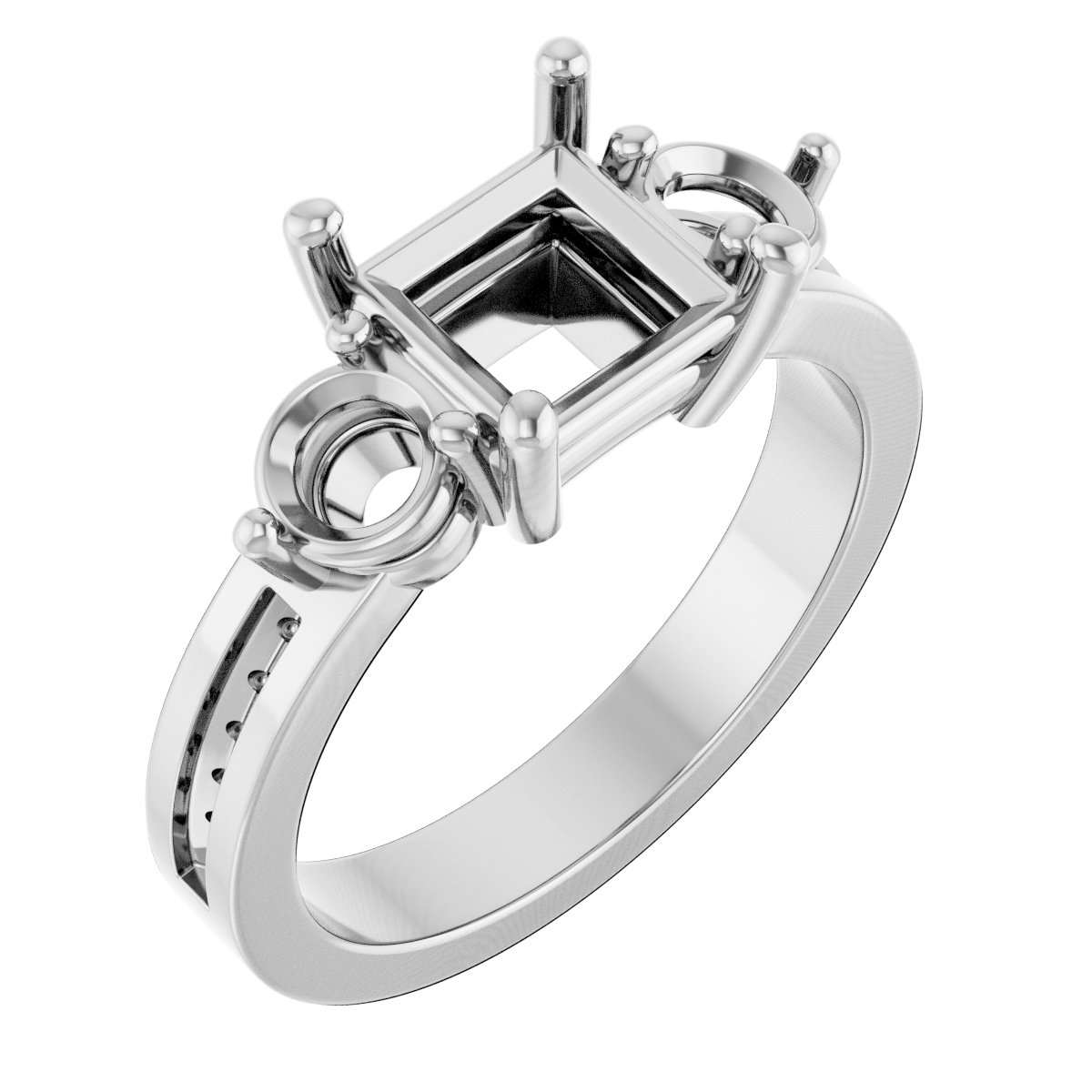 Three-Stone Engagement Ring