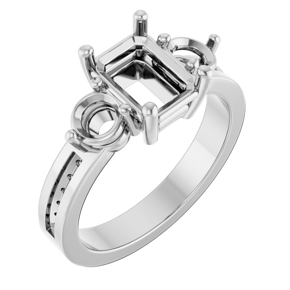 Three-Stone Engagement Ring