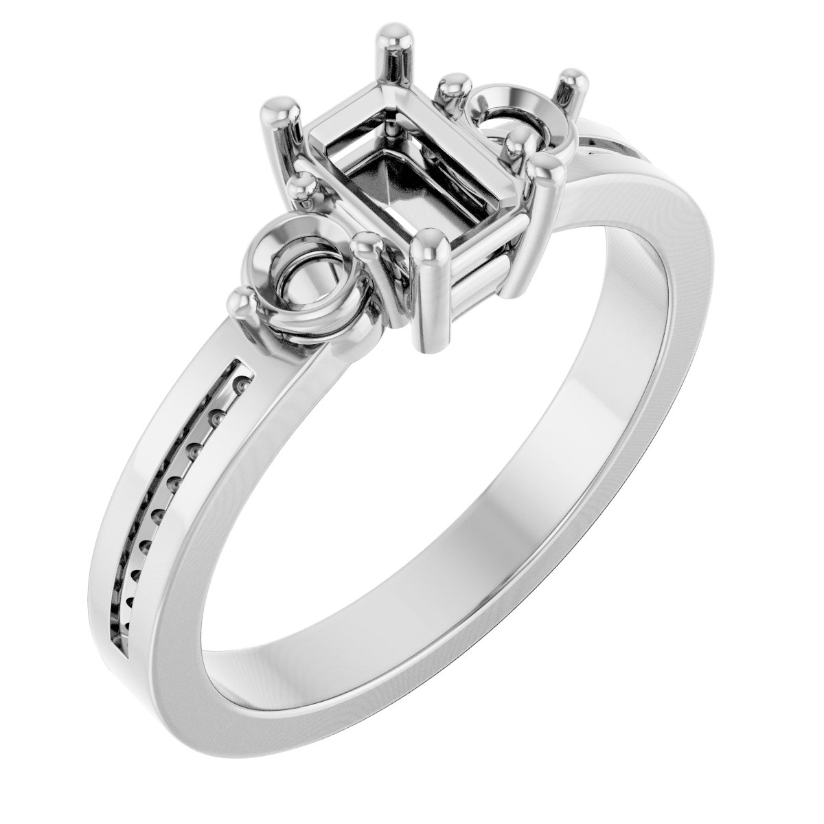 Three-Stone Engagement Ring