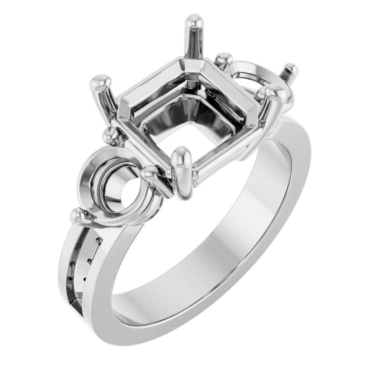 Three-Stone Engagement Ring