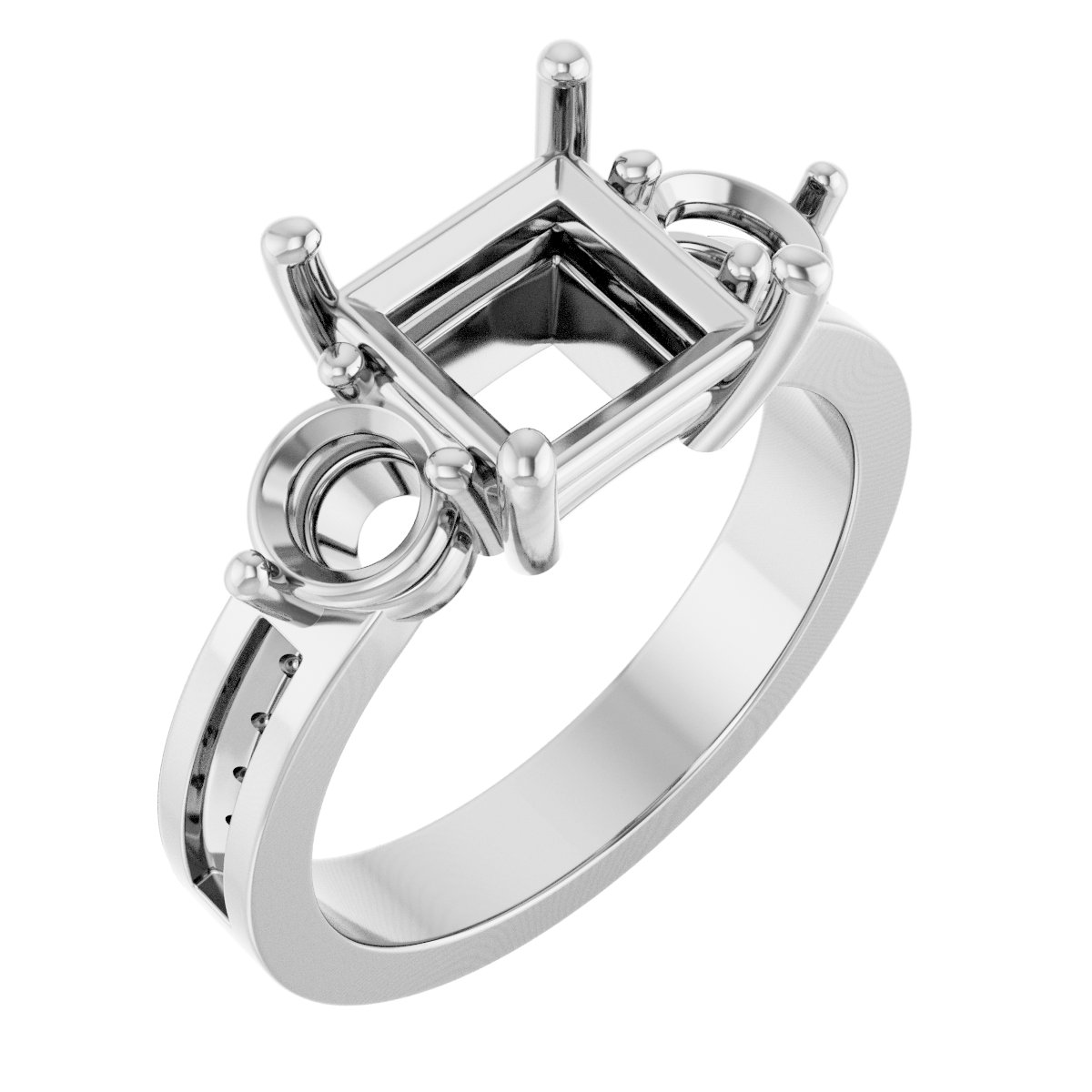 Three-Stone Engagement Ring