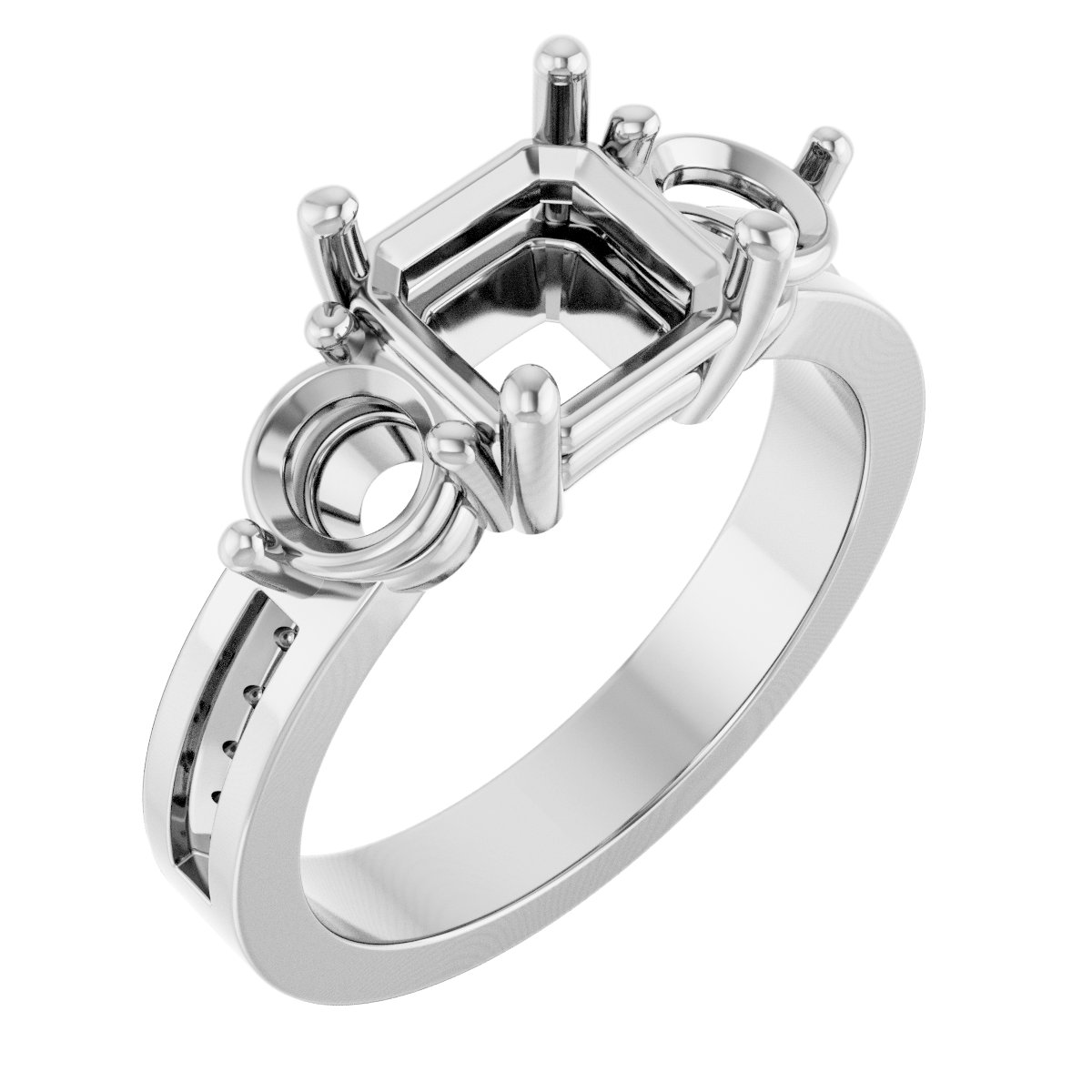 Three-Stone Engagement Ring