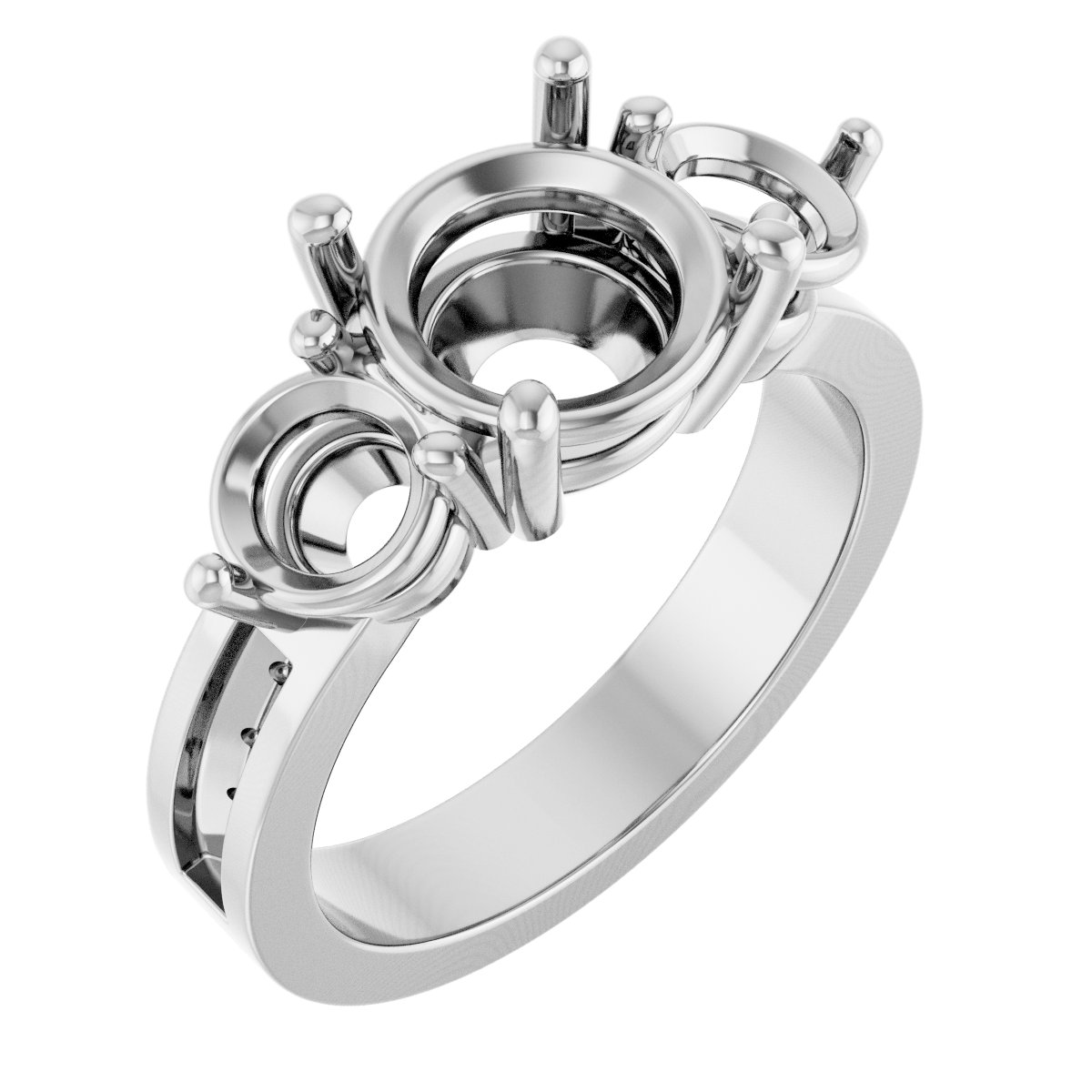 Three-Stone Engagement Ring