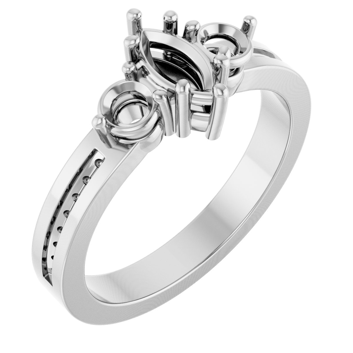 Three-Stone Engagement Ring