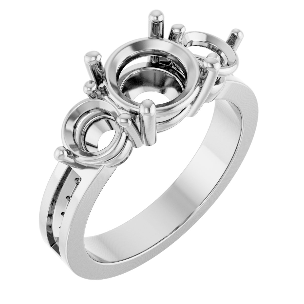 Three-Stone Engagement Ring