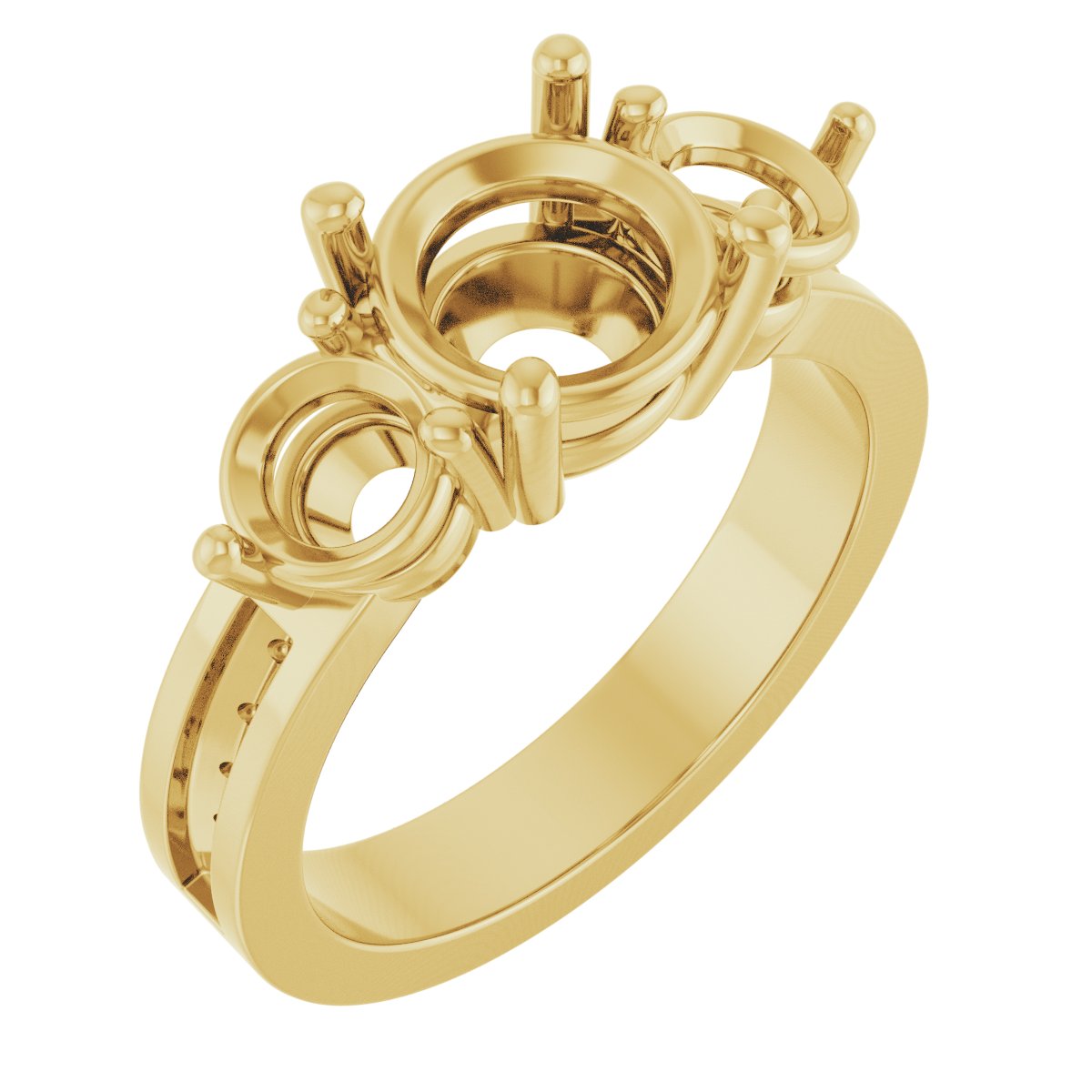 Three-Stone Engagement Ring