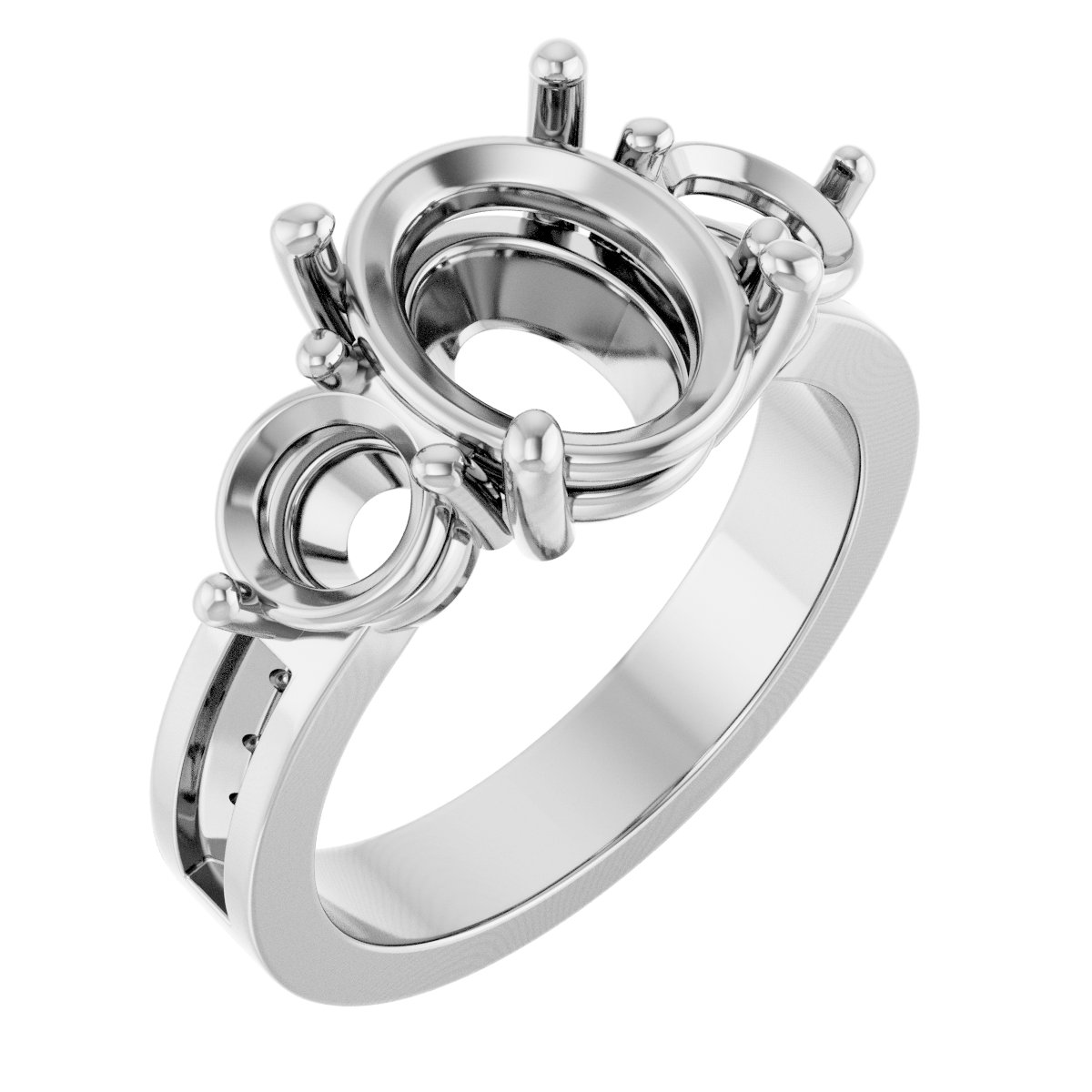 Three-Stone Engagement Ring