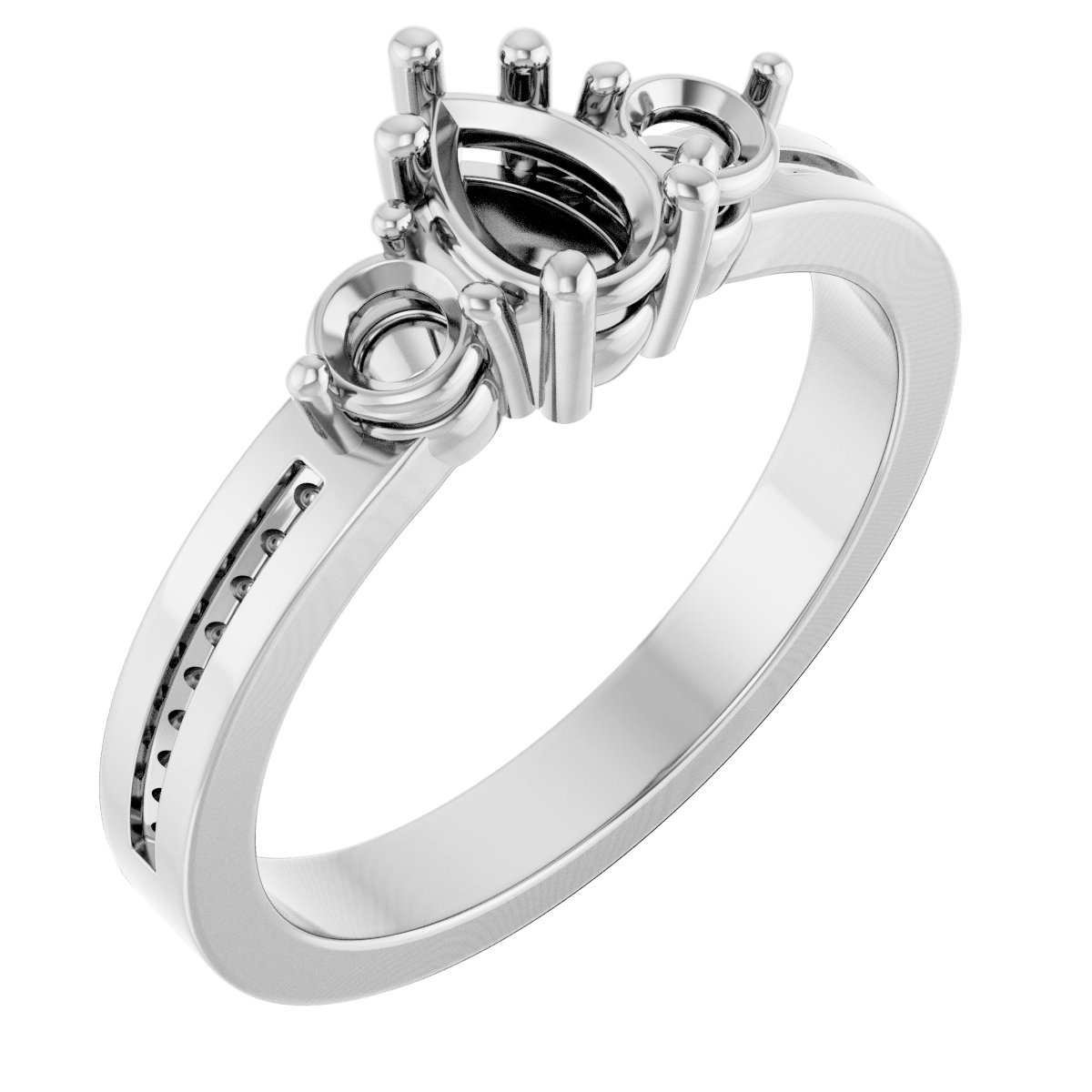 Three-Stone Engagement Ring