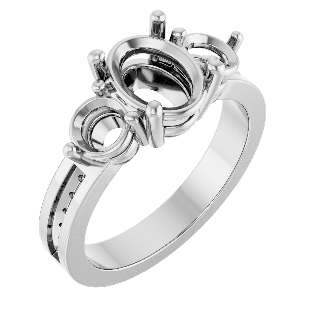 Three-Stone Engagement Ring